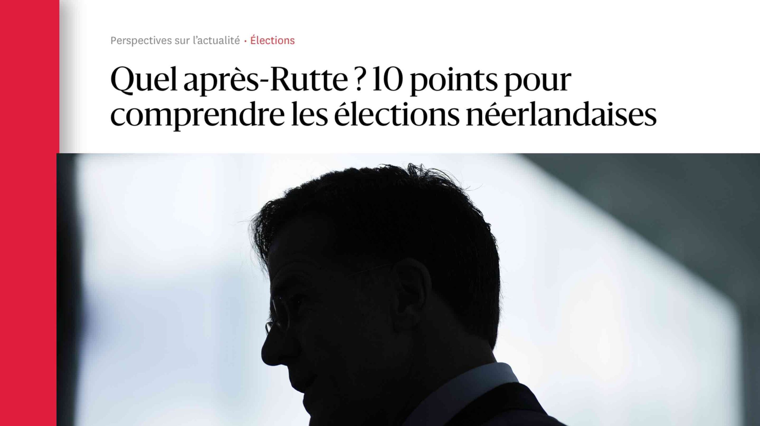 Quel après Rutte 10 points pour comprendre les élections aux Pays Bas