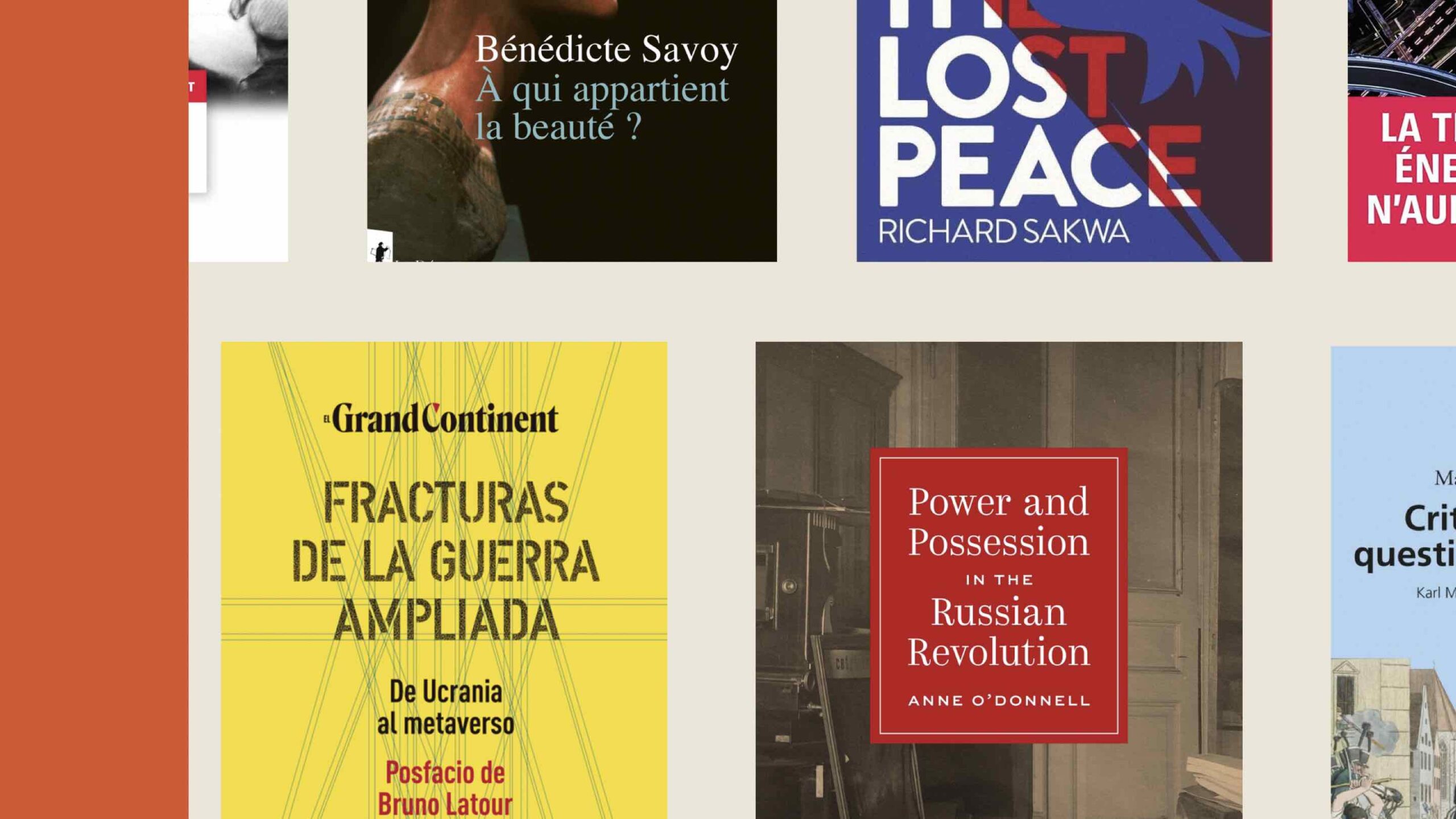 20 libros que hay que leer en enero de 2024 - El Grand Continent