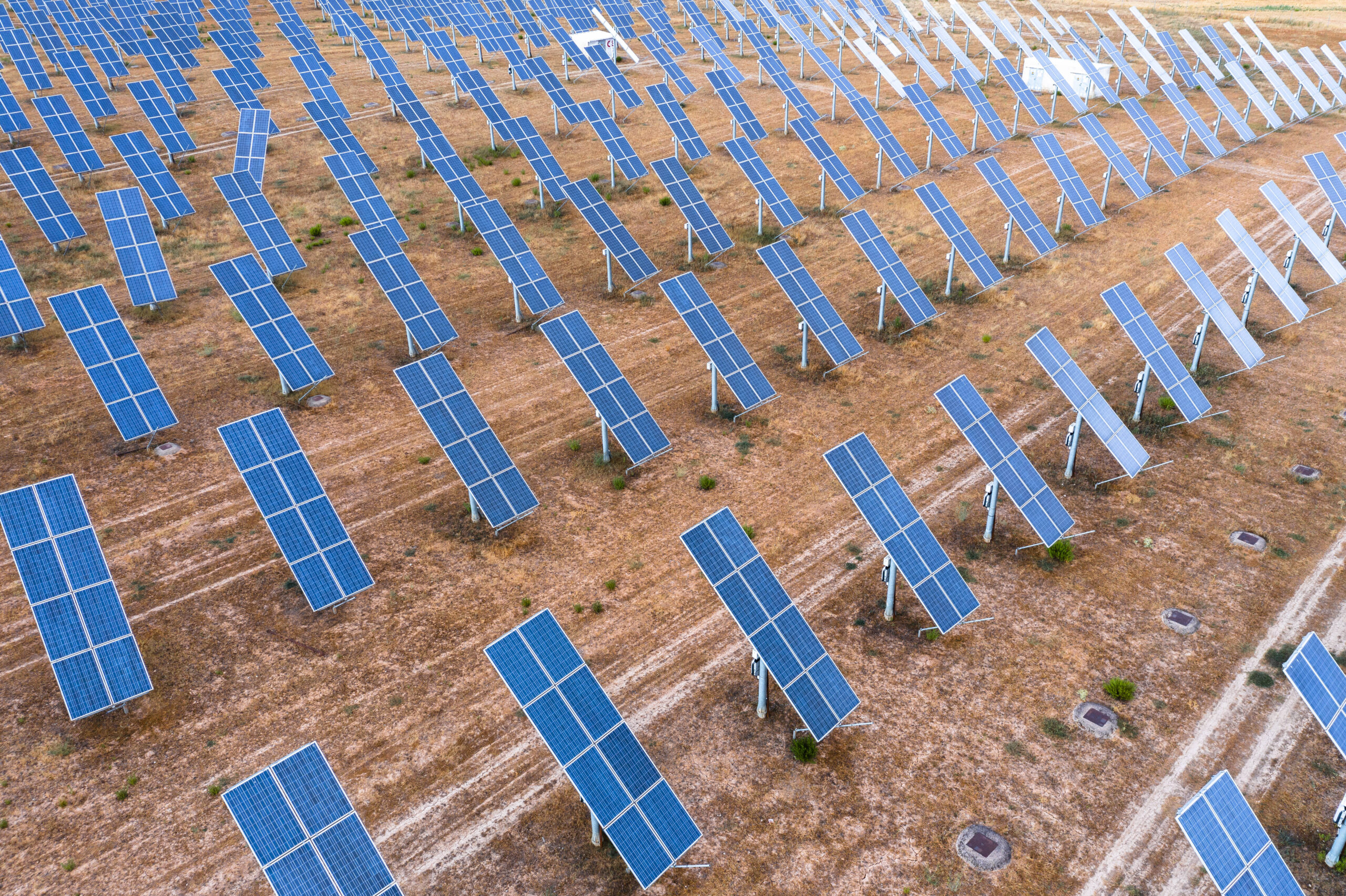 Paneles solares en Navarra, España. © Mikel Bilbao/VWPics/SIPA