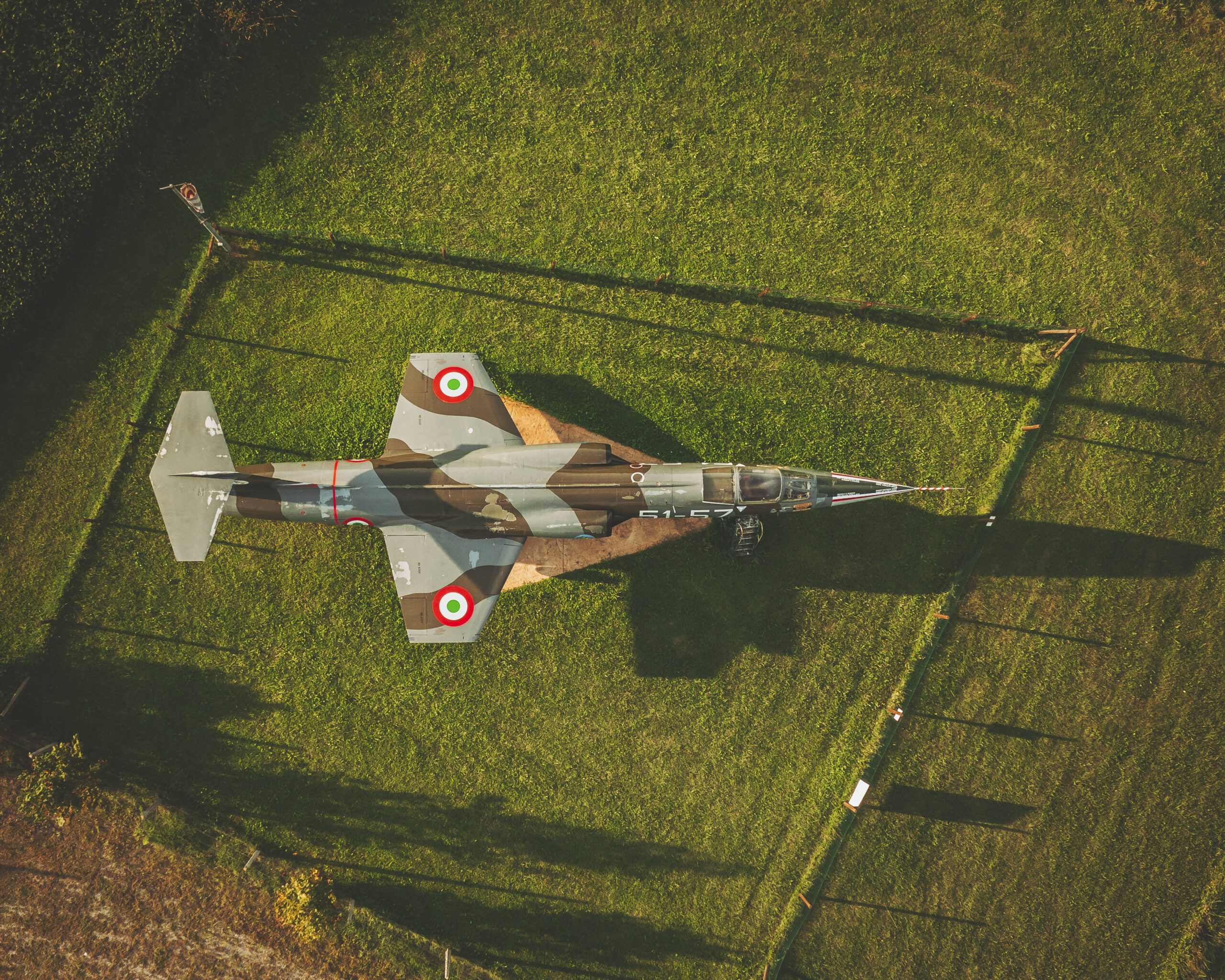 Un Lockheed F104, Italia. ©Dimitri Weber/Amazing Aerial/SIPA