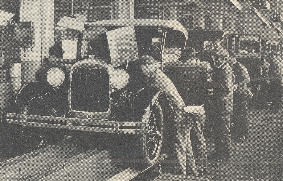 Una de las primeras fábricas de Henry Ford, el complejo Ford River Rouge en Michigan.