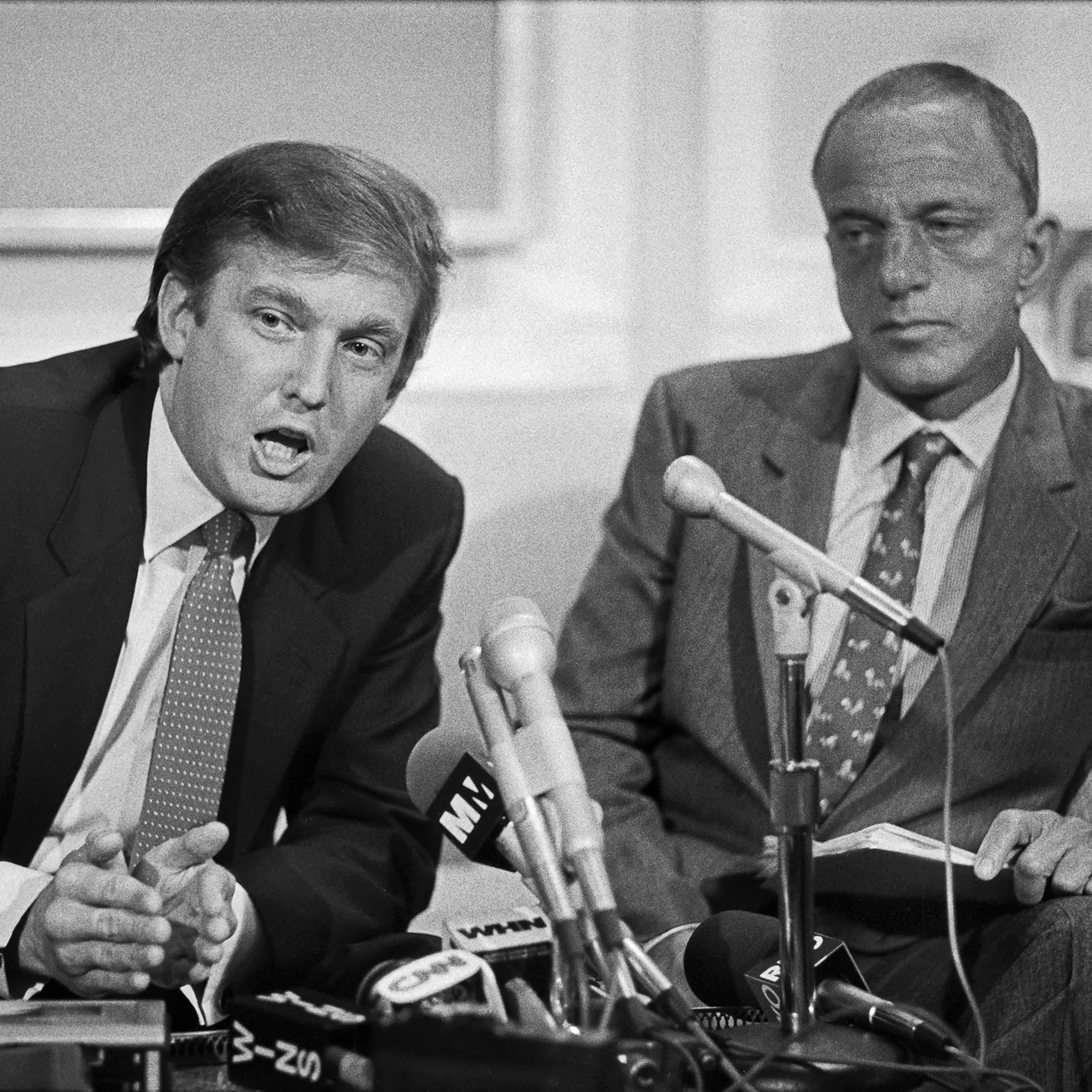 Donald Trump y Roy Cohn. © AP