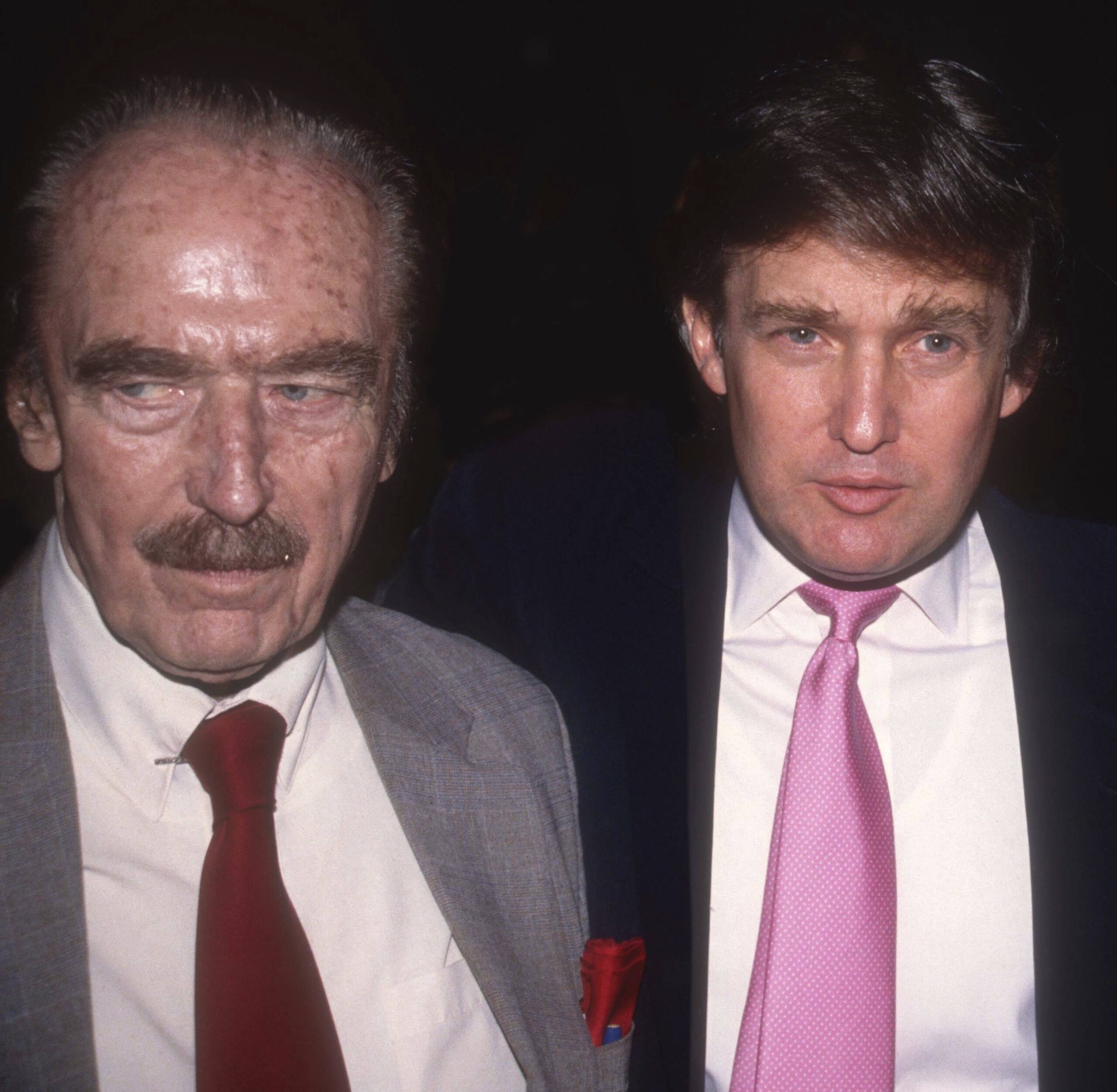 Fred Trump y su hijo Donald. © Adam Scull/AP