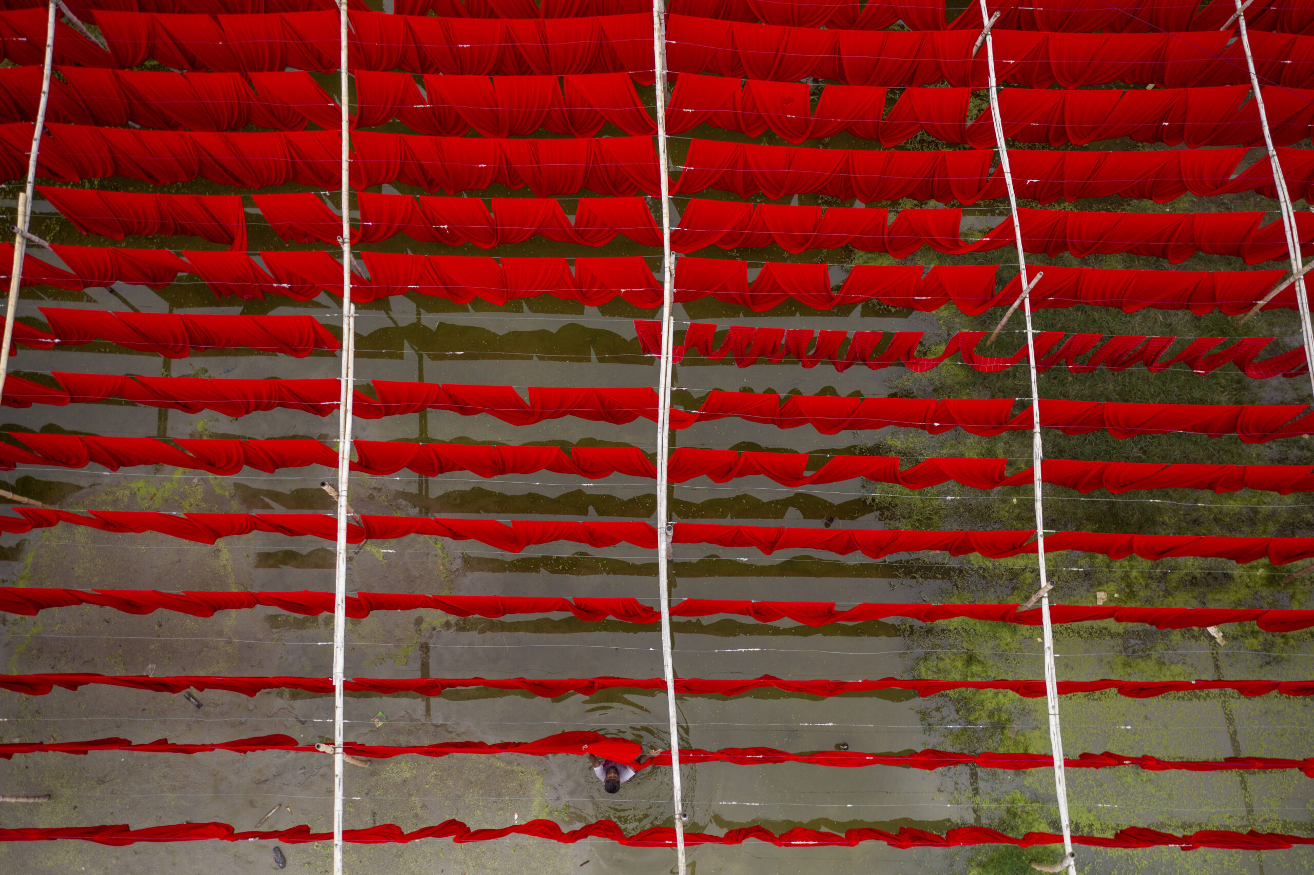 Araihazar, Daka, Bangladesh. © Azim Khan Ronnie/Amazing Aerial/SIPA