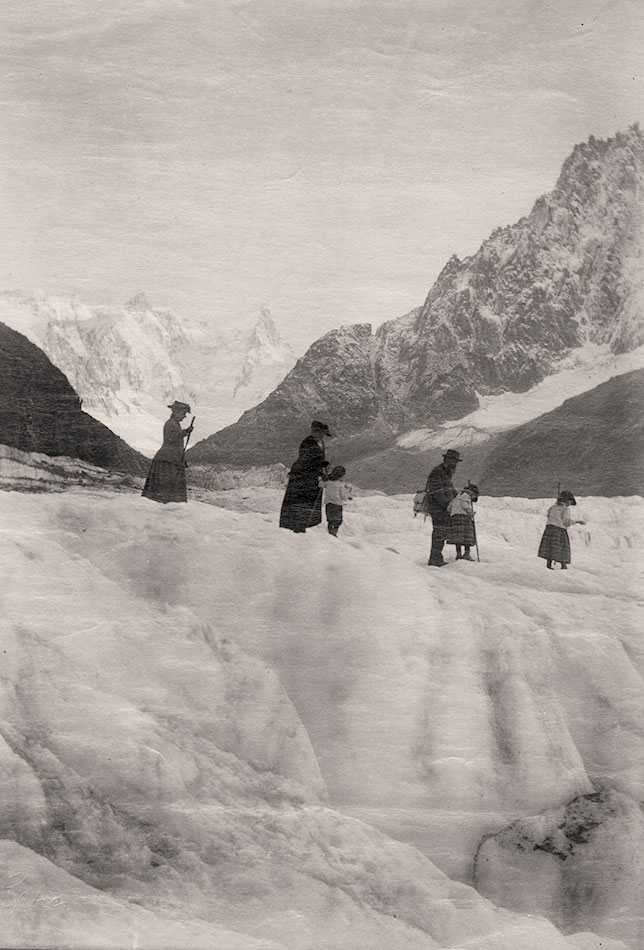 «Famille Loppé sur la Mer de glace» © Association «Les Amis de Gabriel Loppé»