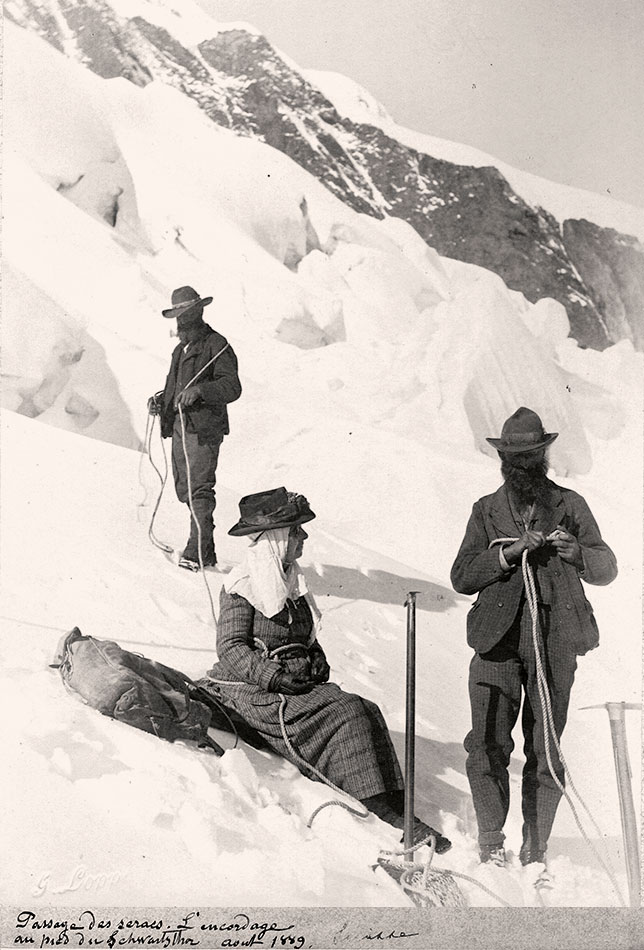 «Encodage près du Schwartz Horn (Brienz)» © Association «Les Amis de Gabriel Loppé»