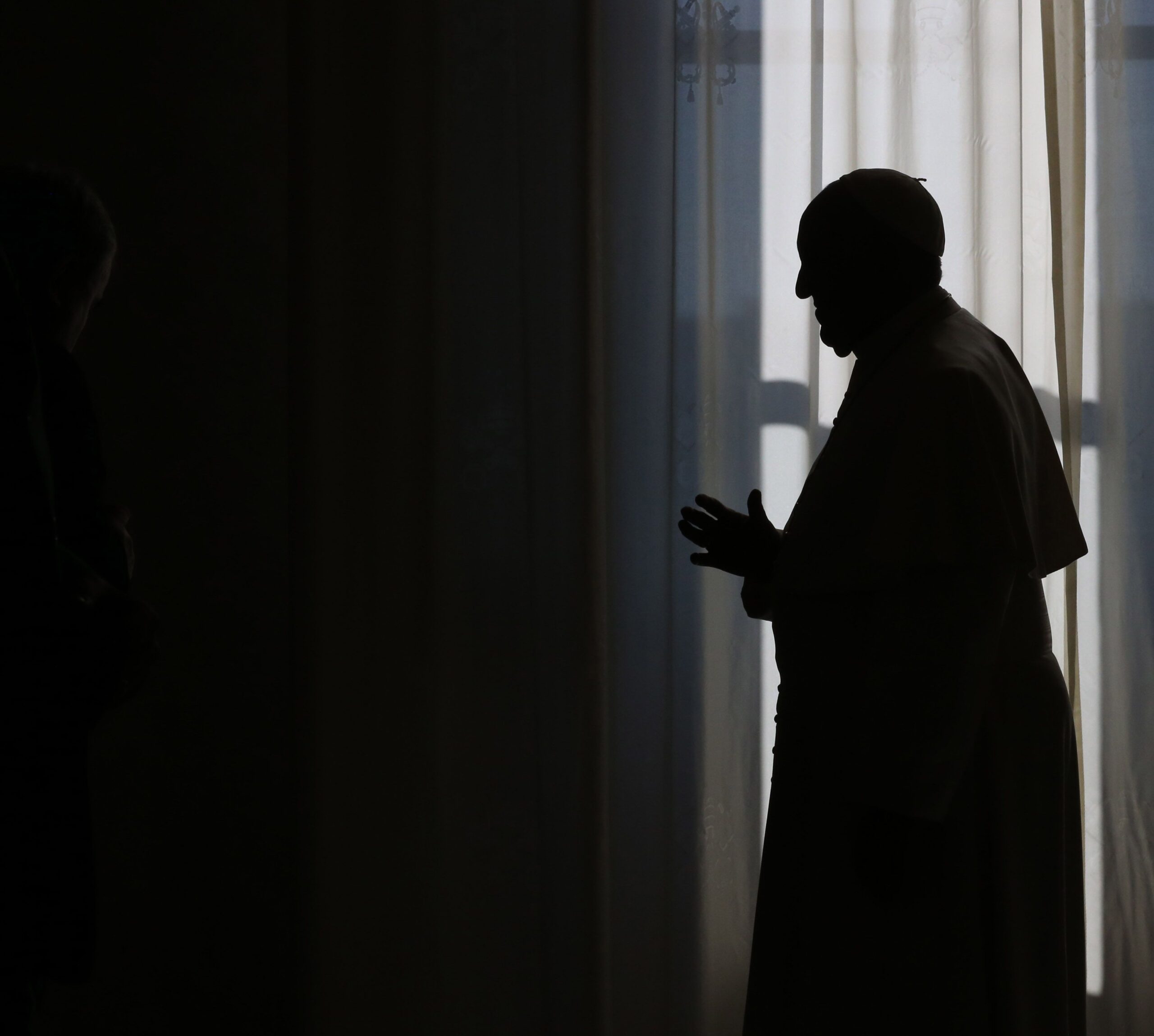 El papa Francisco se reúne con el Presidente de la República de Azerbaiyán, Ilham Aliyev, en el Vaticano el 20 de febrero de 2020. © Vaticano/Pool/Galazka/SIPA