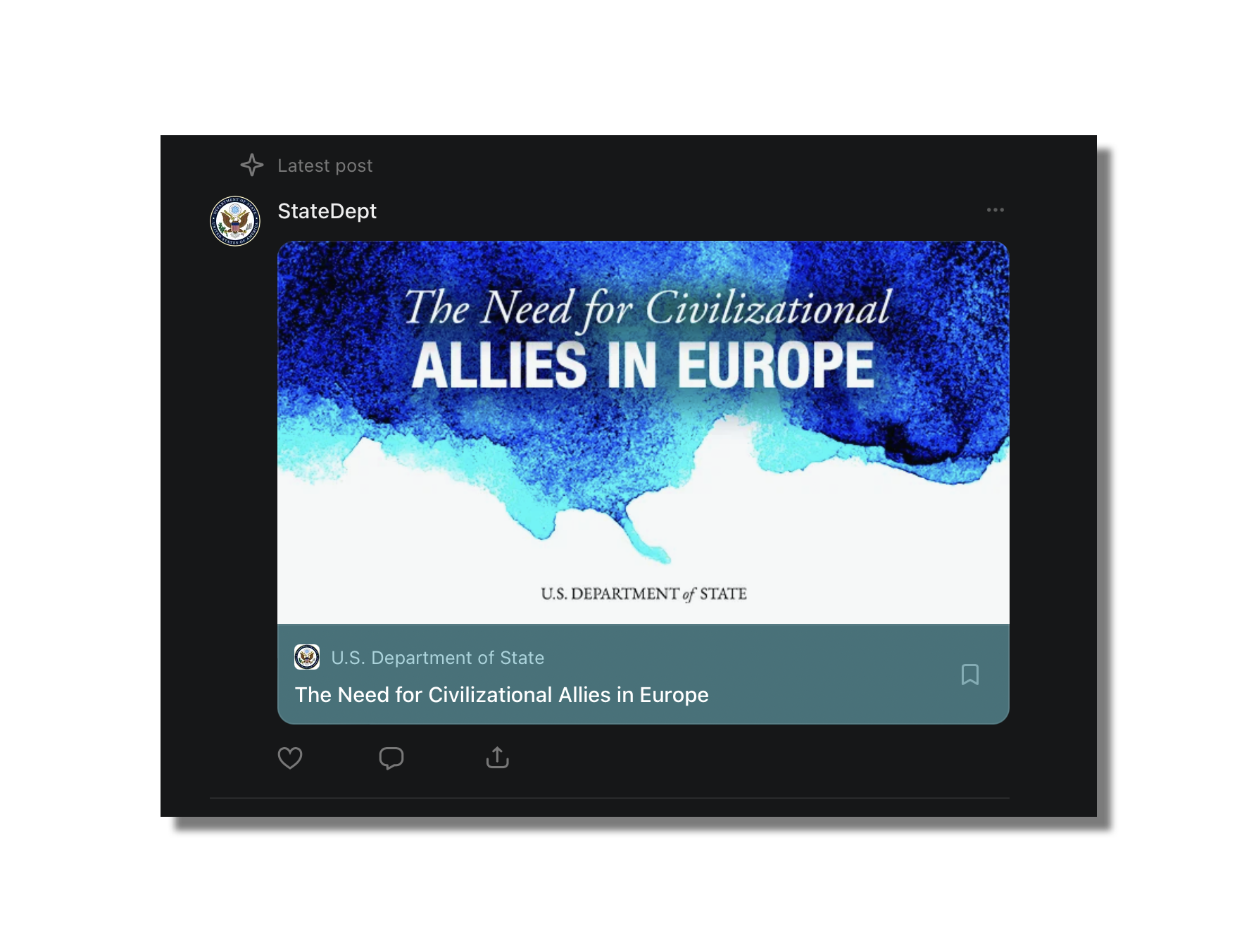 A través de un canal oficial, los Estados Unidos de Donald Trump lanzan un llamamiento al cambio de régimen en Europa (texto íntegro) - El Grand Continent