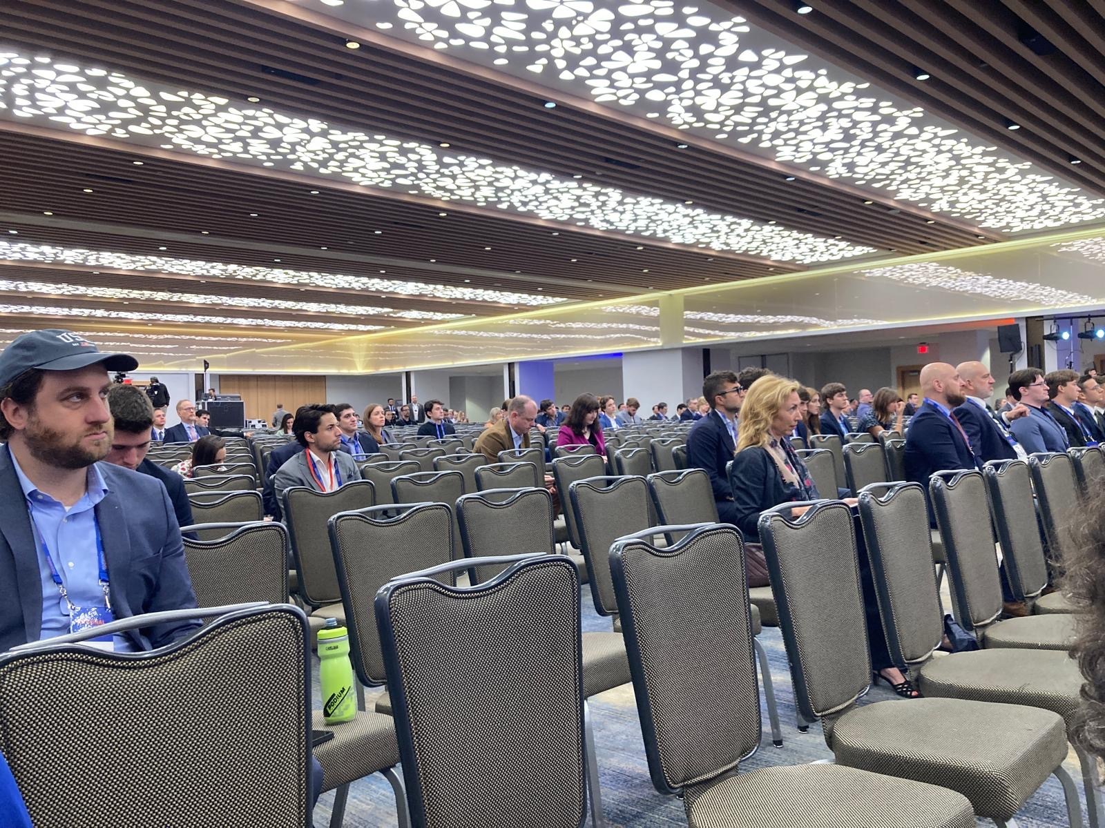 Asistencia escasa en una sesión de la NatCon en el hotel Westin de Washington D.C.