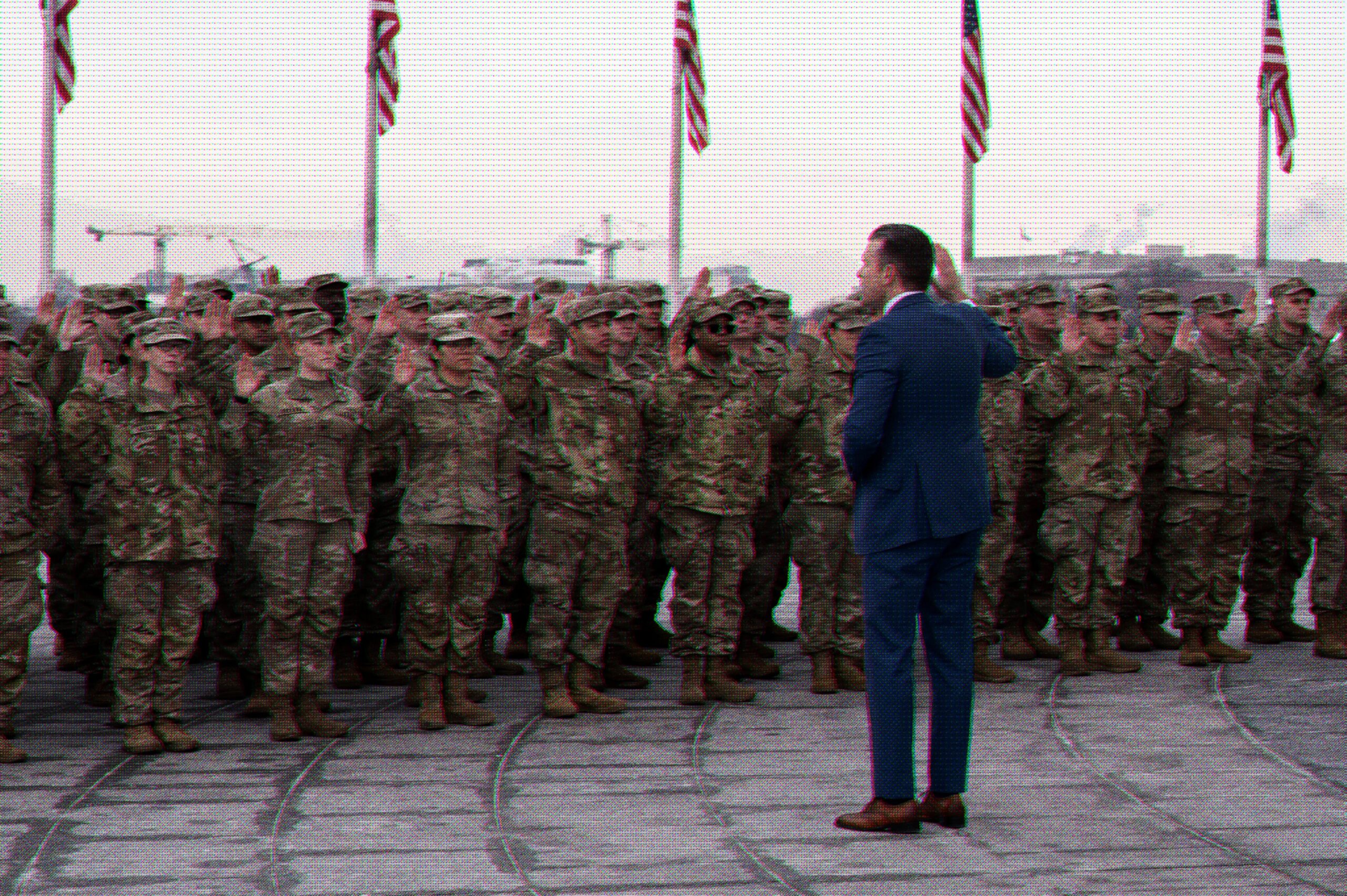 «Entramos literalmente en una dinámica pretoriana: no se trata de un ejército que actúa contra la autoridad civil, sino de un ejército que actúa como su correa de transmisión ideológica». (Imagen © Kevin Wolf/AP)