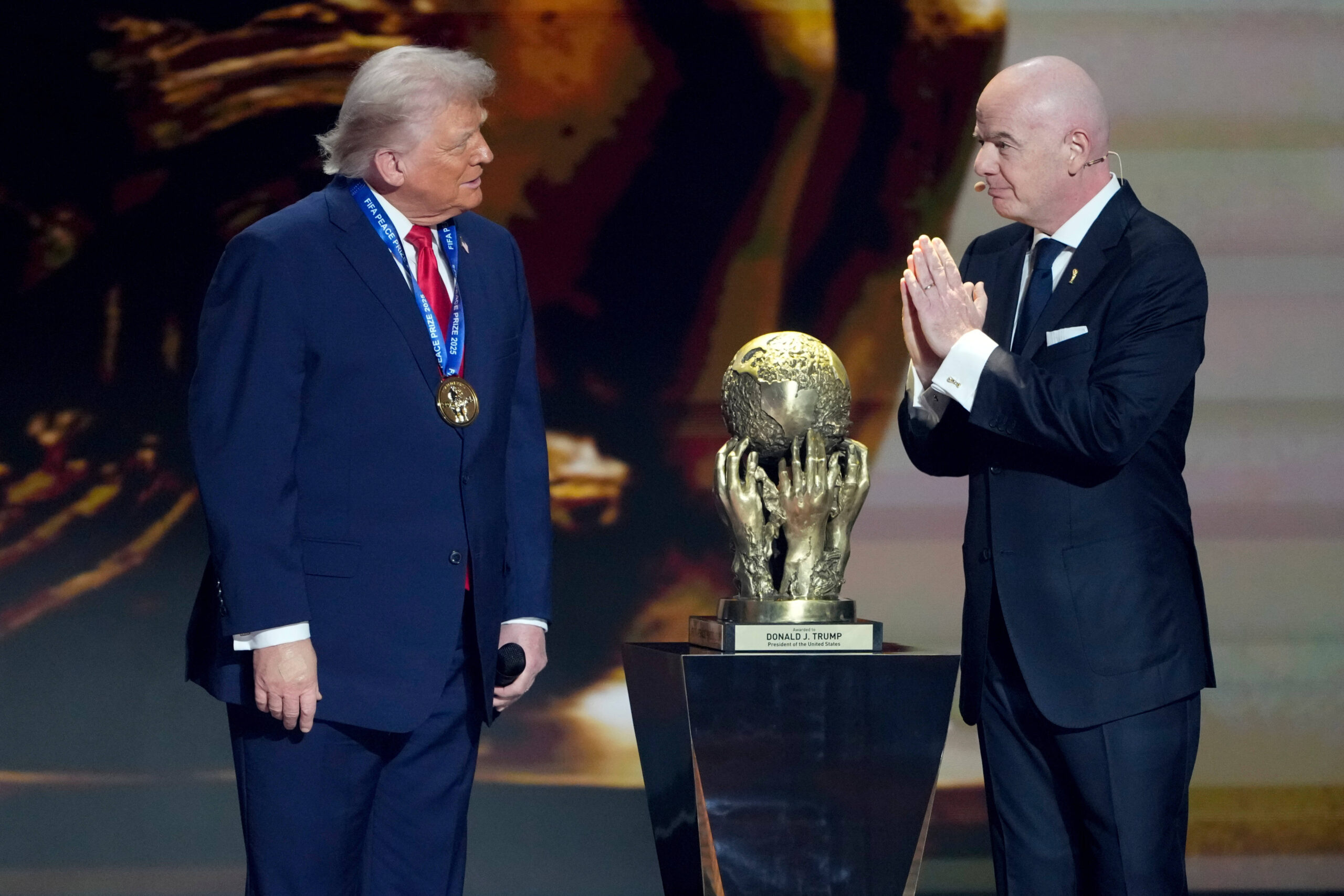 Creado para el presidente de Estados Unidos, está pensado para «conmemorar» la diplomacia de Trump. © Chris Carlson