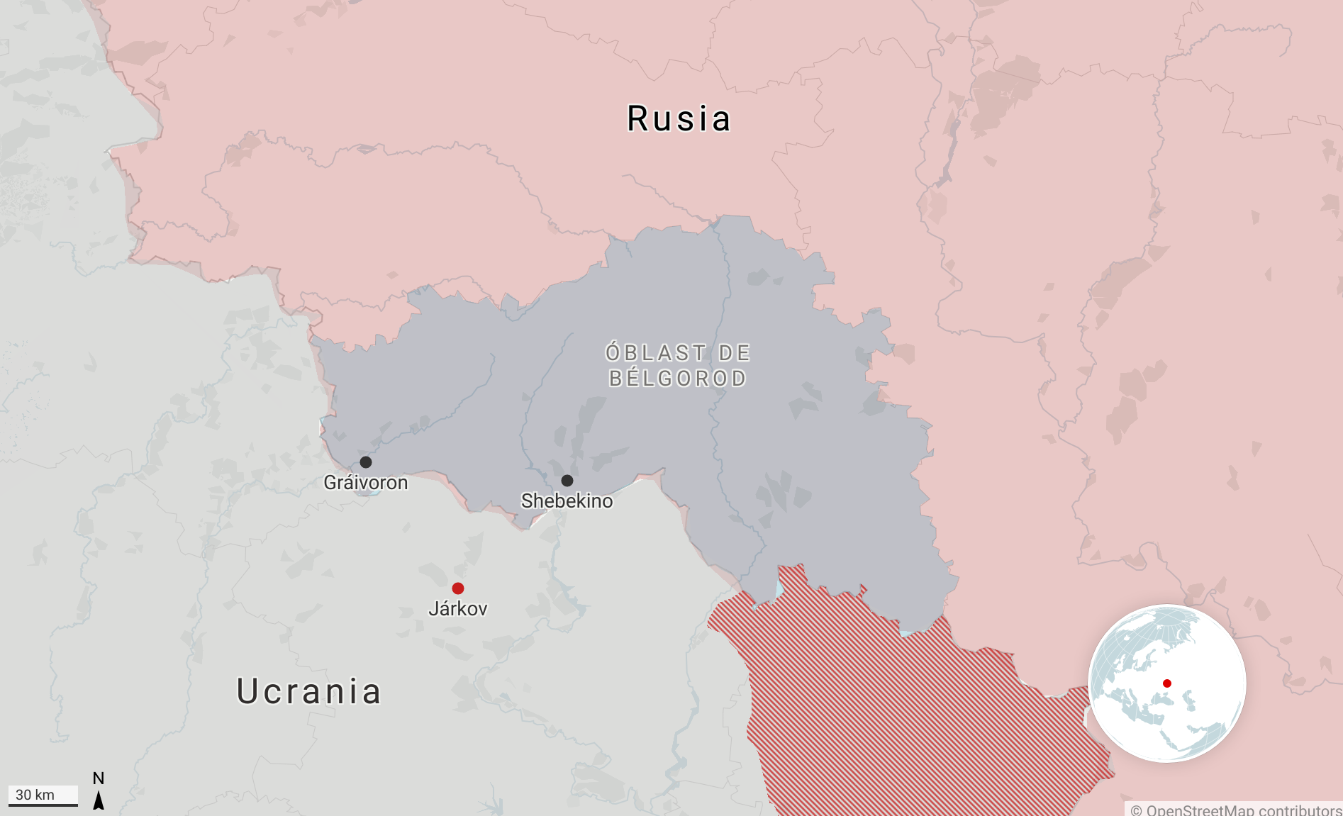 Los ataques se multiplican en la región rusa de Bélgorod El Grand