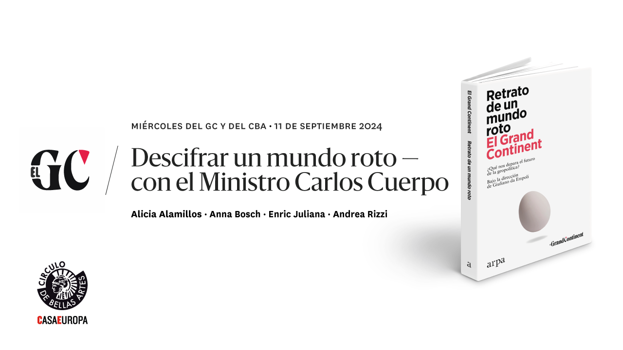 Mundo Roto Descifrar un mundo roto — con el Ministro Carlos Cuerpo - El Grand ...