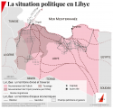 Carte GEG la situation politique en Libye