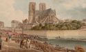 Notre-Dame de Paris, dessin de Hamilton, 1827 - source : Gallica-BnF