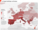 Risque de stress hydrique dans les pays européens