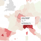 diffusion Covid-régions européennes différence France Allemagne Espagne épidémie pandémie confinement