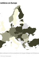 réponses États de l'UE face au coronavirus : frontières ouvertes ou fermées frontières Europe pandémie carte