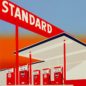 Image Standard station-service baril de pétrole brut pour garantir équilibre budgétaire national Afrique du Nord Moyen Orient Asie centrale covid-19 crise économique