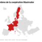 Carte pays européens UE membres coopération Maximator enjeux du renseignement européen discret efficace sécurité Europol police stratégie diplomatique diplomatie européenne ollège européen du Renseignement Union européenne France Macron Merkel