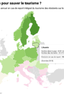 Carte retour du tourisme ouverture des frontières UE Europe Lituanie nuitées hôtels voyages mobilités personnes secteur touristique