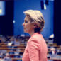 Photo Ursula von der Leyen discours Une Union toujours plus géopolitique ? Union européenne politique plan de relance contre la crise du Covid-19 Commission géopolitique Bruxelles Bulles
