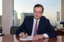 Draghi signant