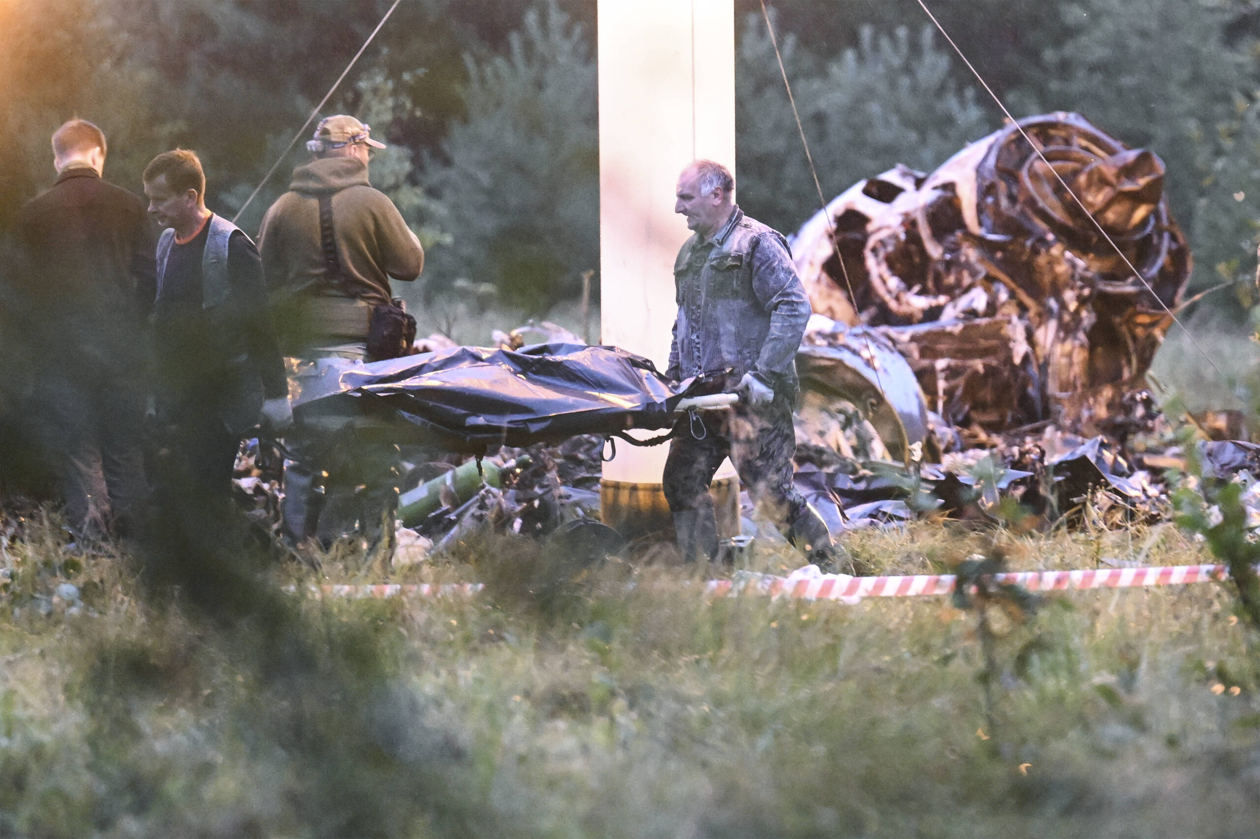 Une capture d'écran de la vidéo du crash de l'avion de Prigojine. © Gray_Zone/UPI/Shutterstock/SIPA