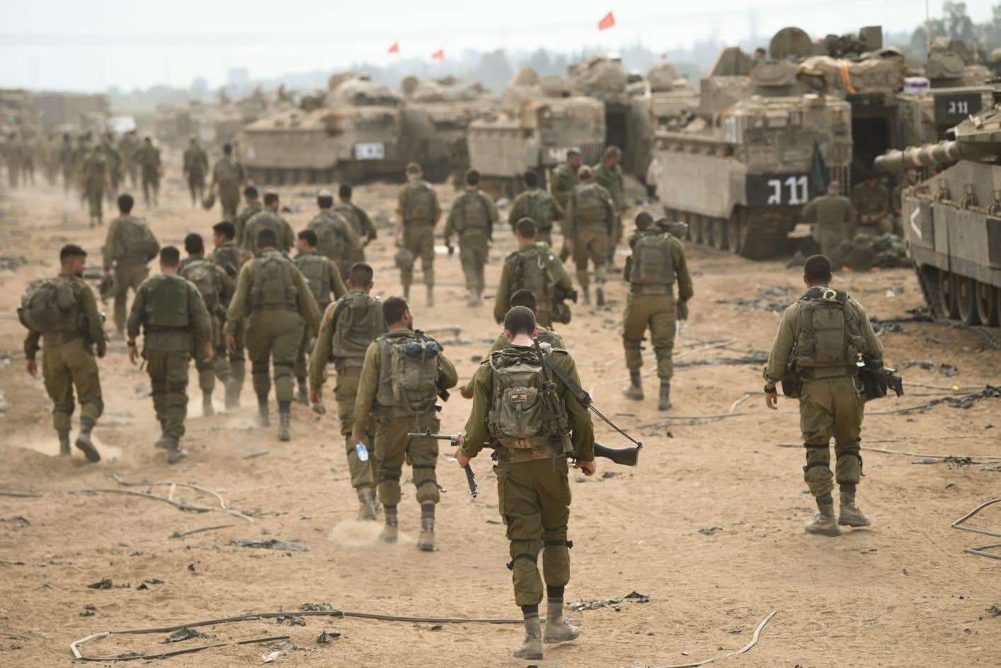 Troupes israéliennes dans le cadre de l'invasion terrestre de la bande de Gaza © EyePress News/Shutterstock