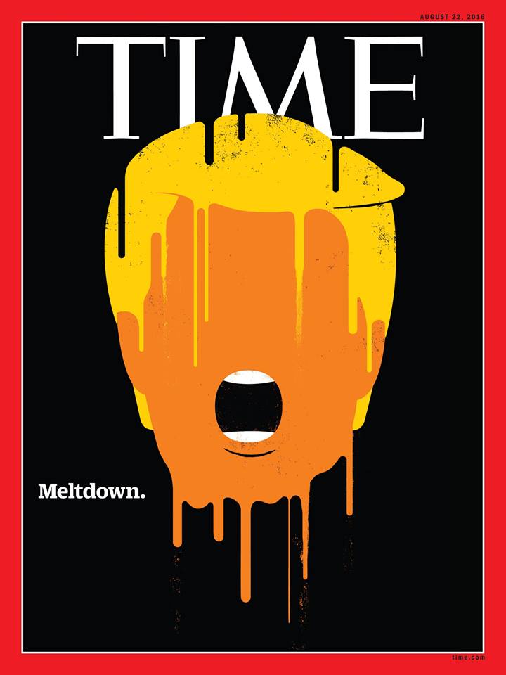 Couverture du Time du 22 août 2016, Edel Rogriguez 