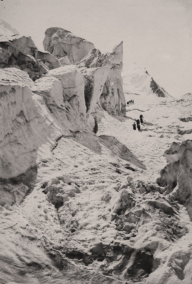 «Retour des Grands Mulets — Glacier des Bossons» © Association «Les Amis de Gabriel Loppé»