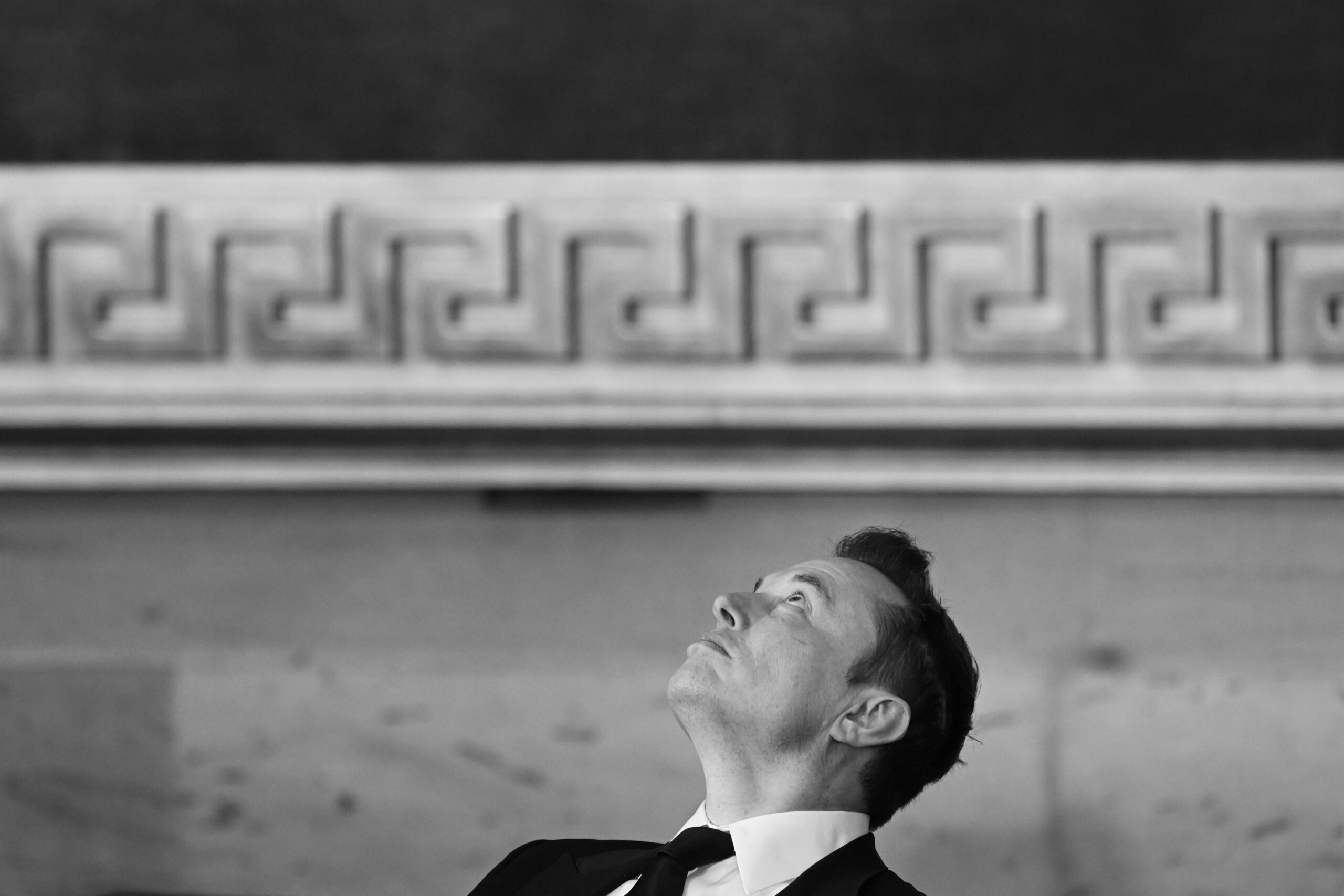 «Musk partage avec Thiel le goût de la provocation. Mais contrairement à Thiel — qui a conscience d'appartenir à un monde de données et de suites logiciels — Musk sait ce qu'est l'Amérique industrielle.» © Saul Loeb