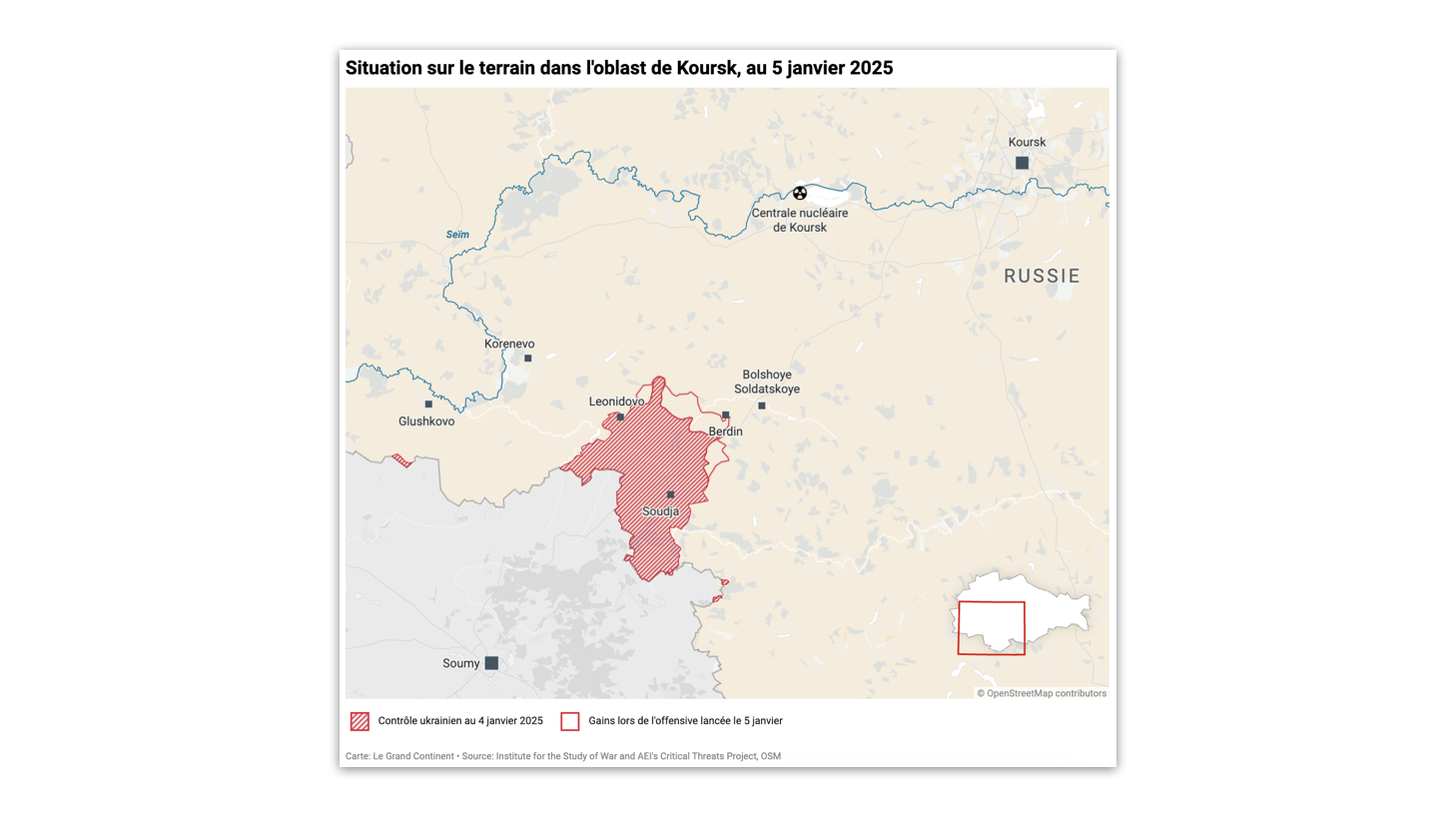 L'armée ukrainienne lance une nouvelle offensive à Koursk, deux ...