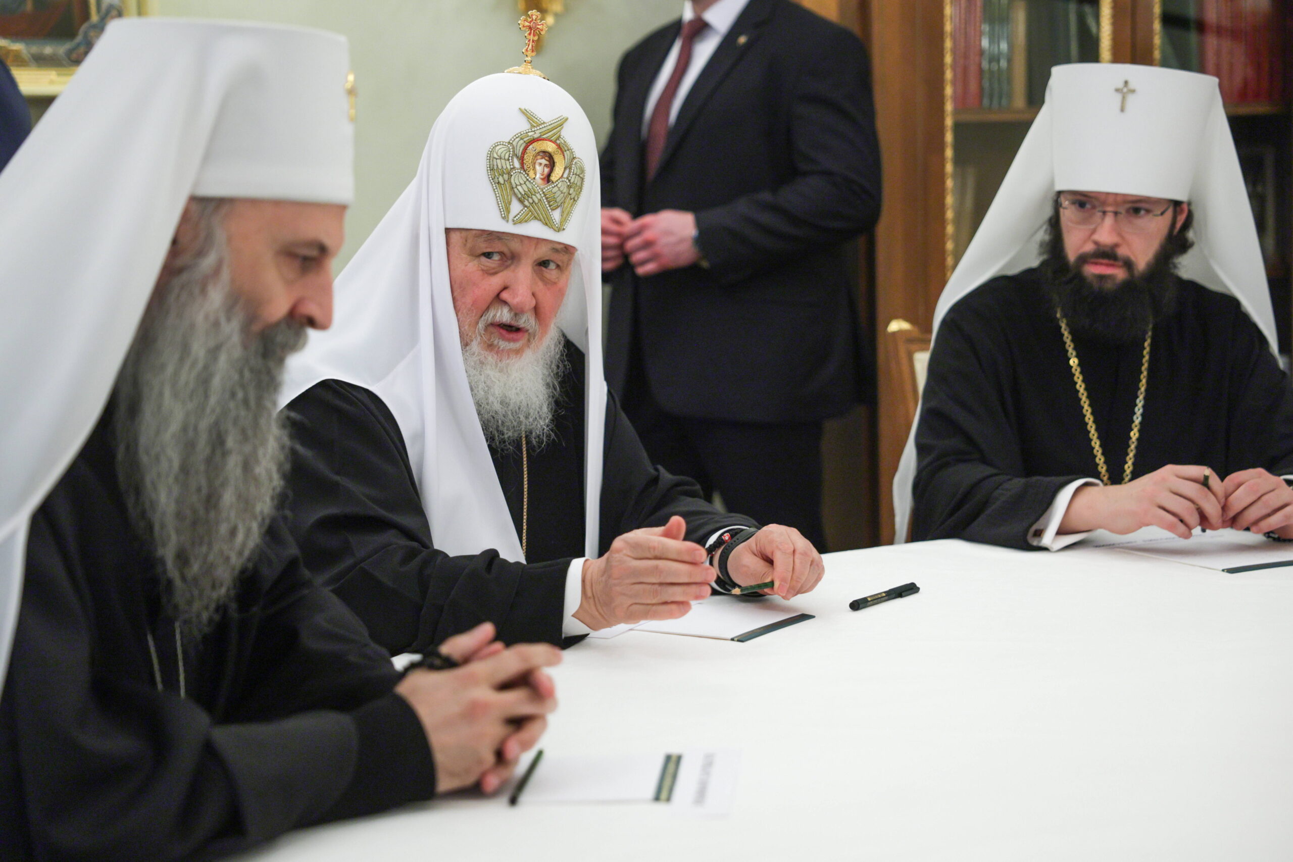 «Ce qui se passe aujourd’hui au niveau des valeurs, de la morale en Occident, je vous le dis franchement, il n’y a pas de raisons de se cacher : tout cela est démoniaque.» Patriarche Kirill