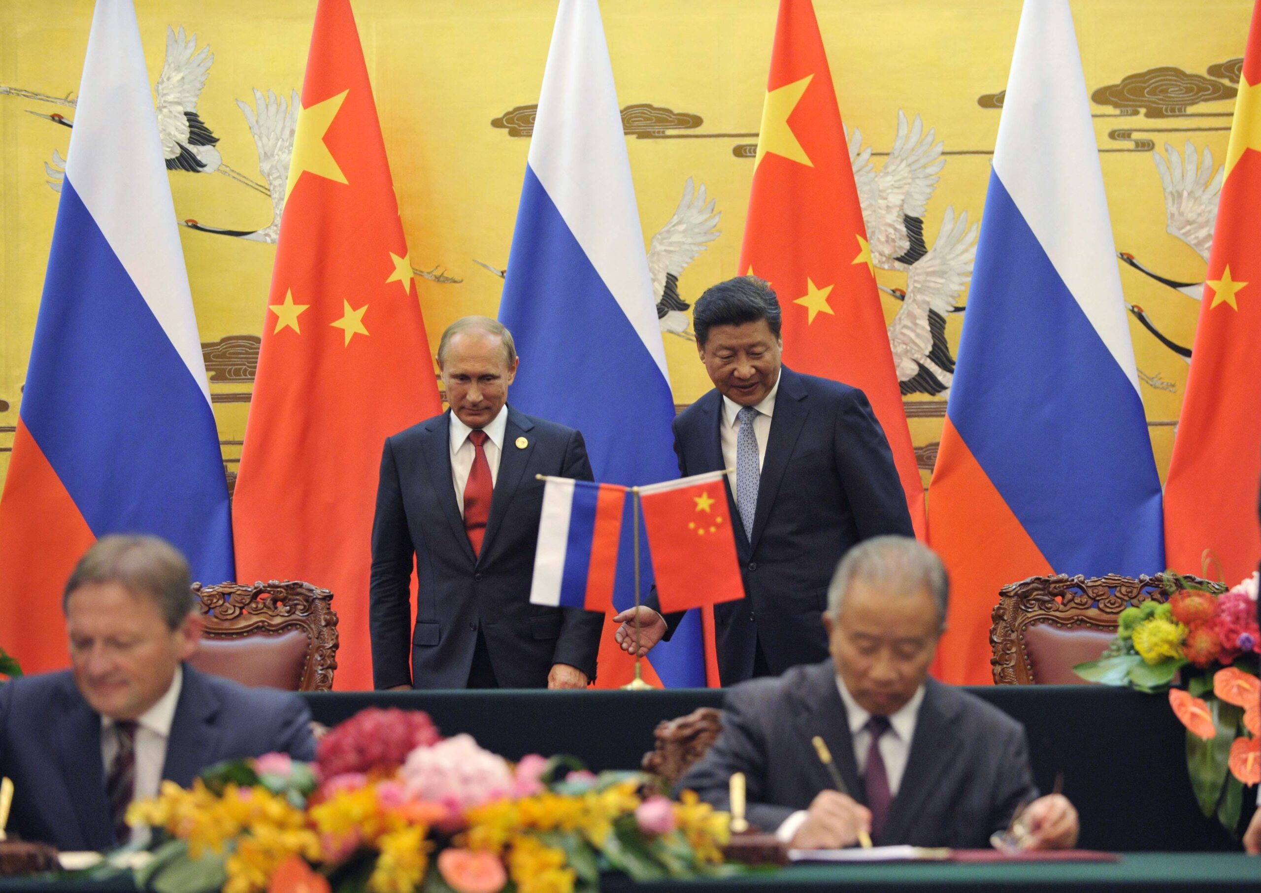 Le 3 septembre 2014, juste après le défilé militaire à Pékin.