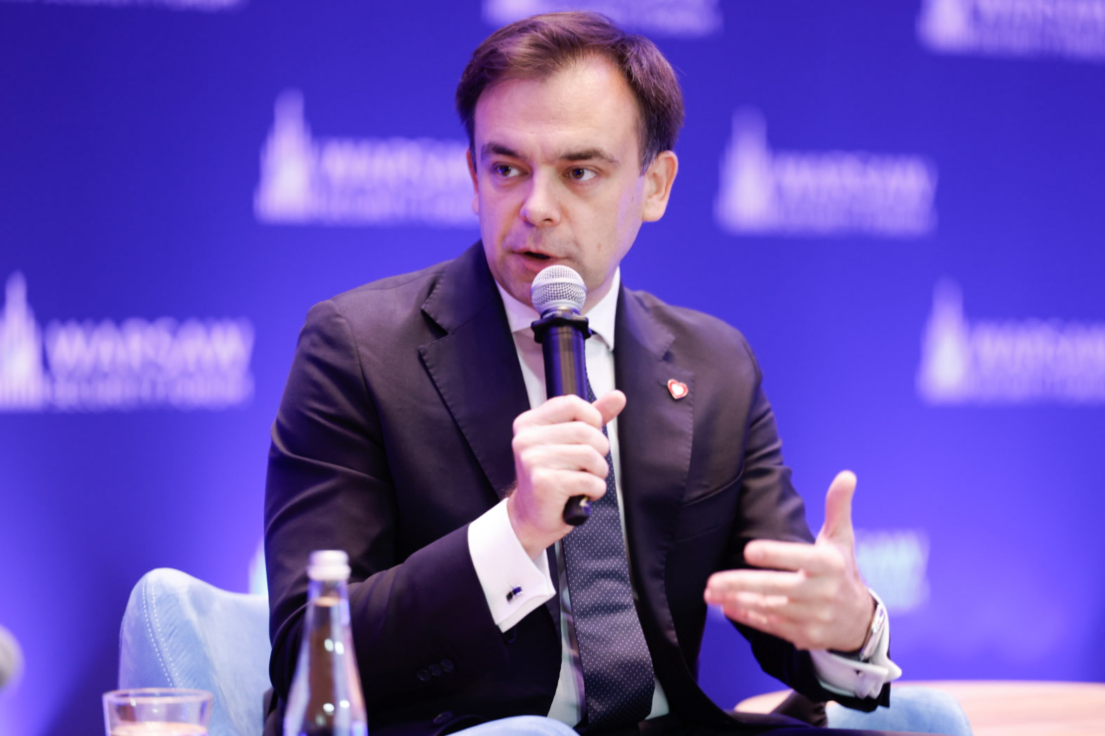 Andrzej Domanski au Warsaw Security Forum le 30 septembre 2025.