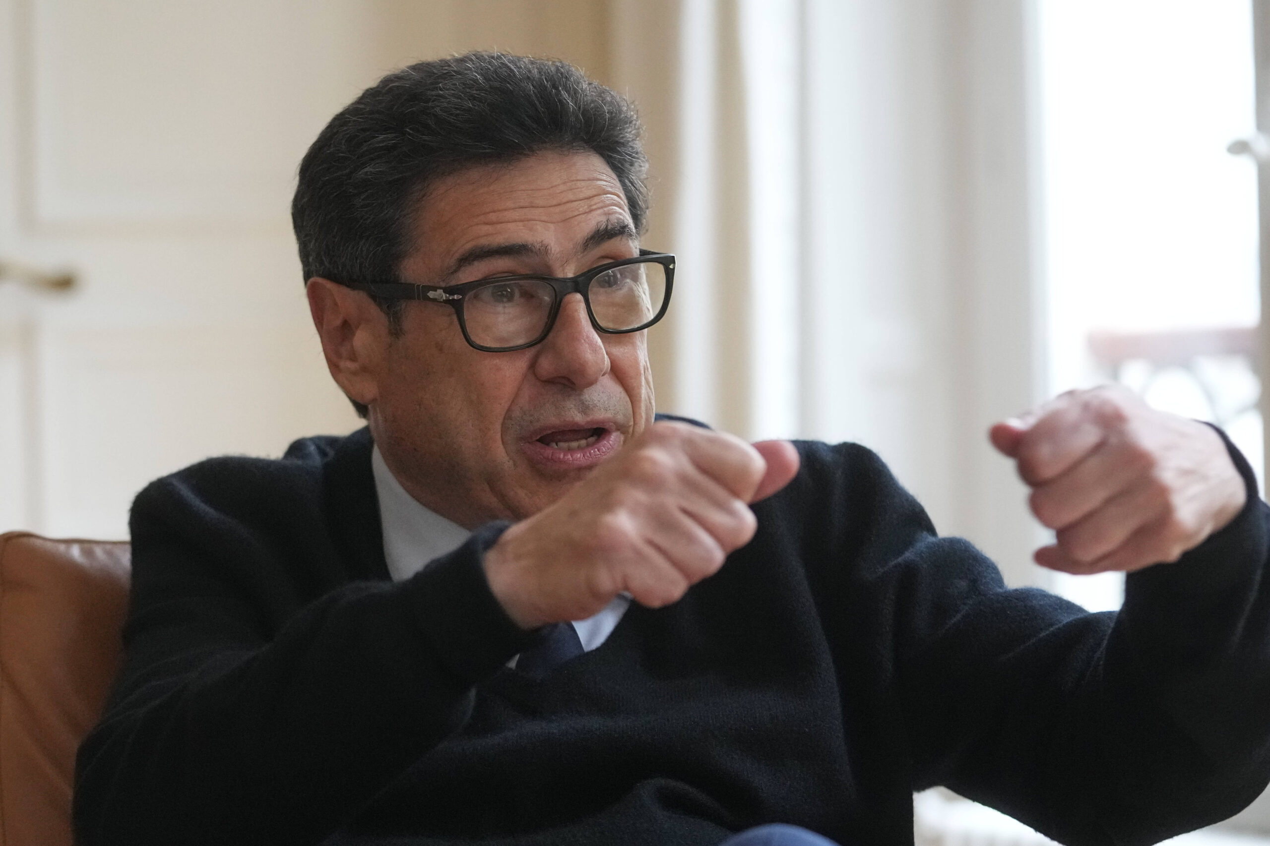 À Paris le 13 octobre 2025, jour de l'annonce du prix Nobel d'Économie. © AP Photo/Thibault Camus