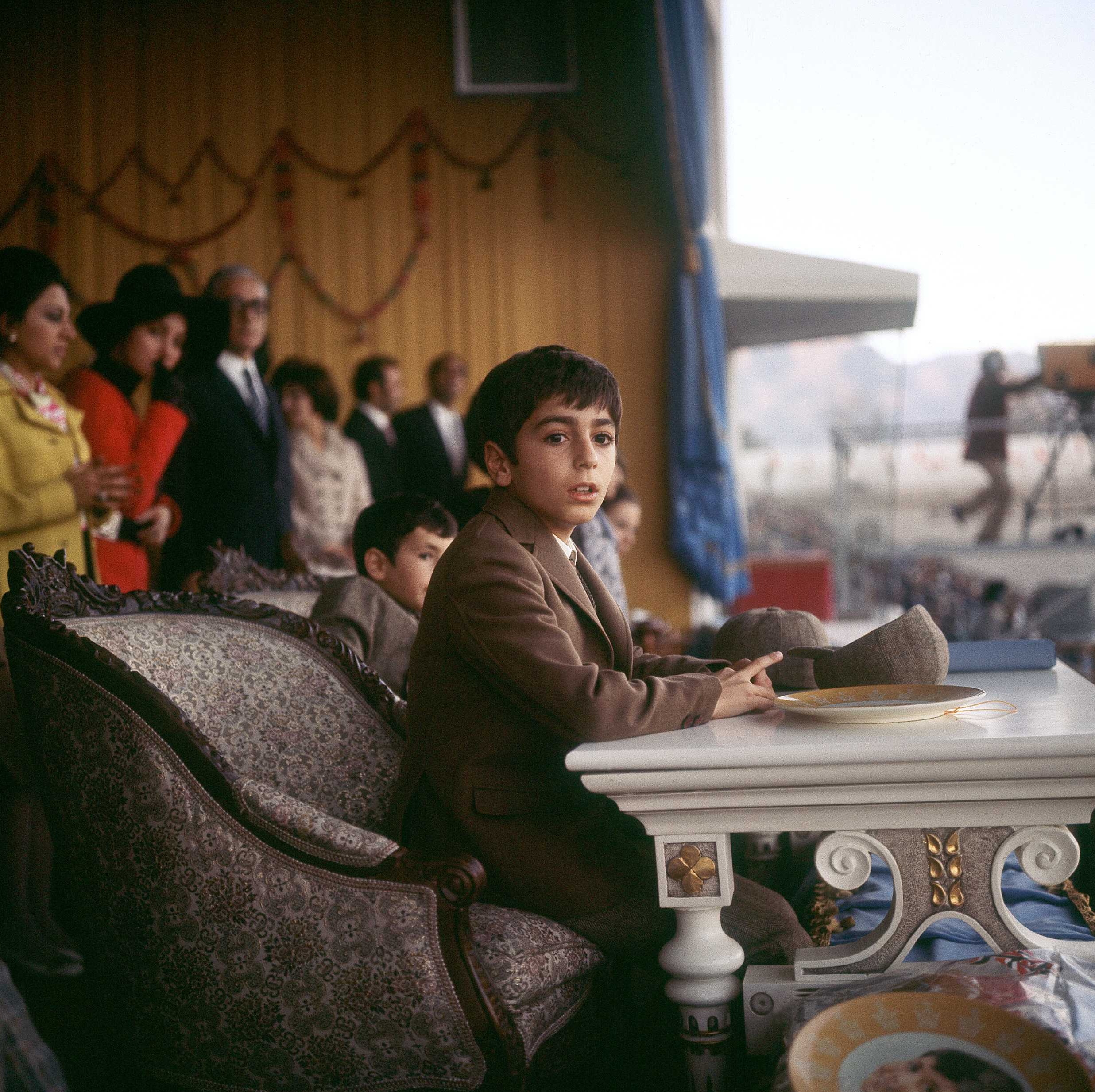 Photographie du jeune Reza Pahlavi, non datée. © SIPA