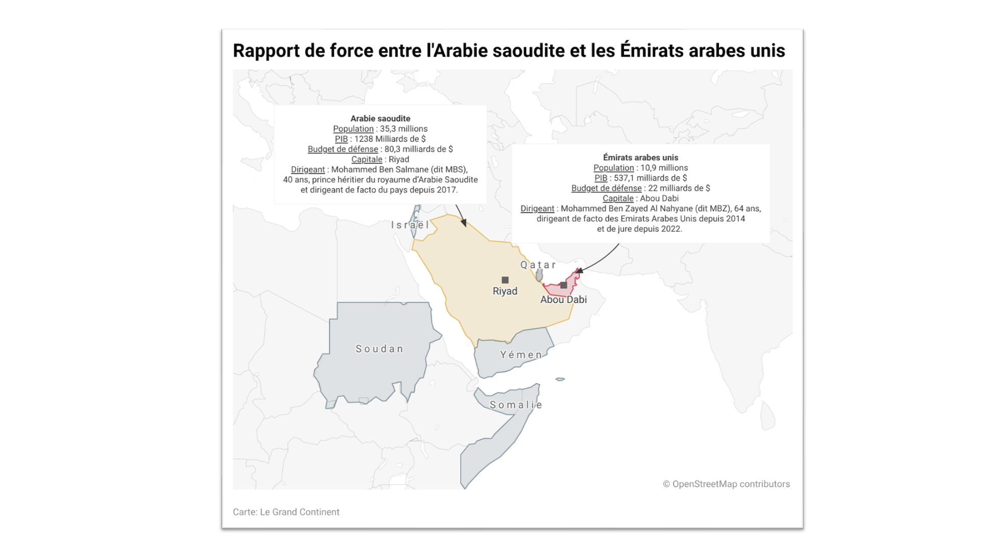 Cinq points sur le duel dans le Golfe entre MBS et MBZ