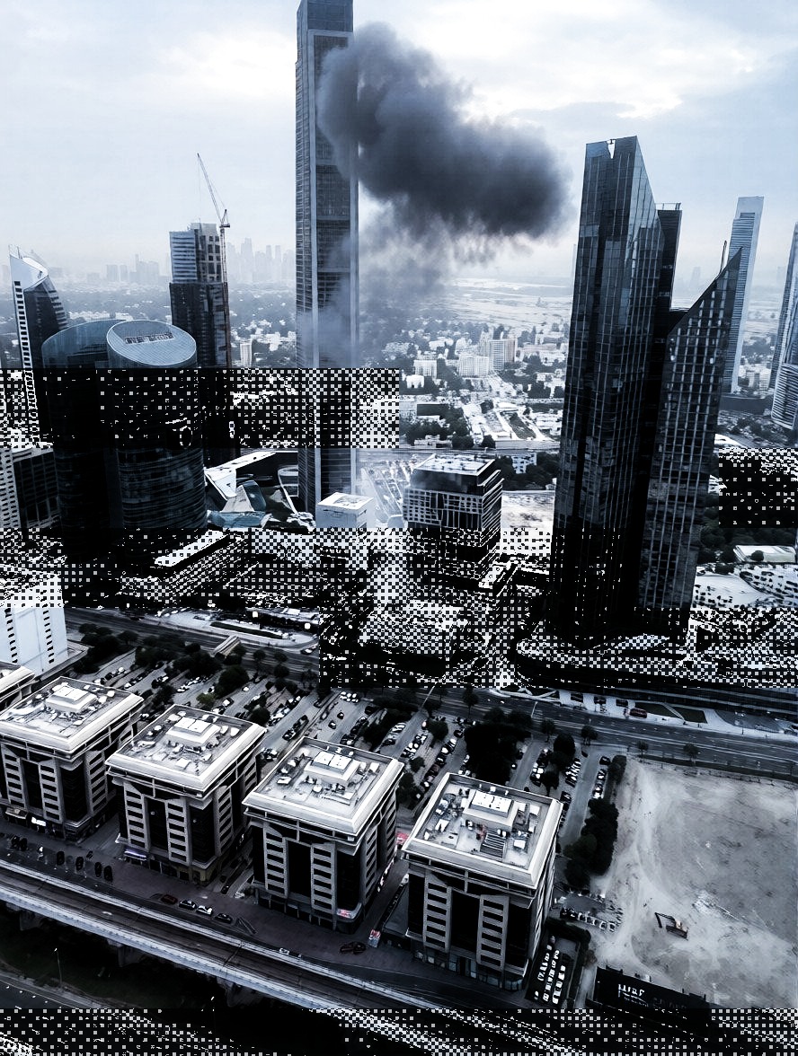 Le centre financier international de Dubaï touché après des frappes.