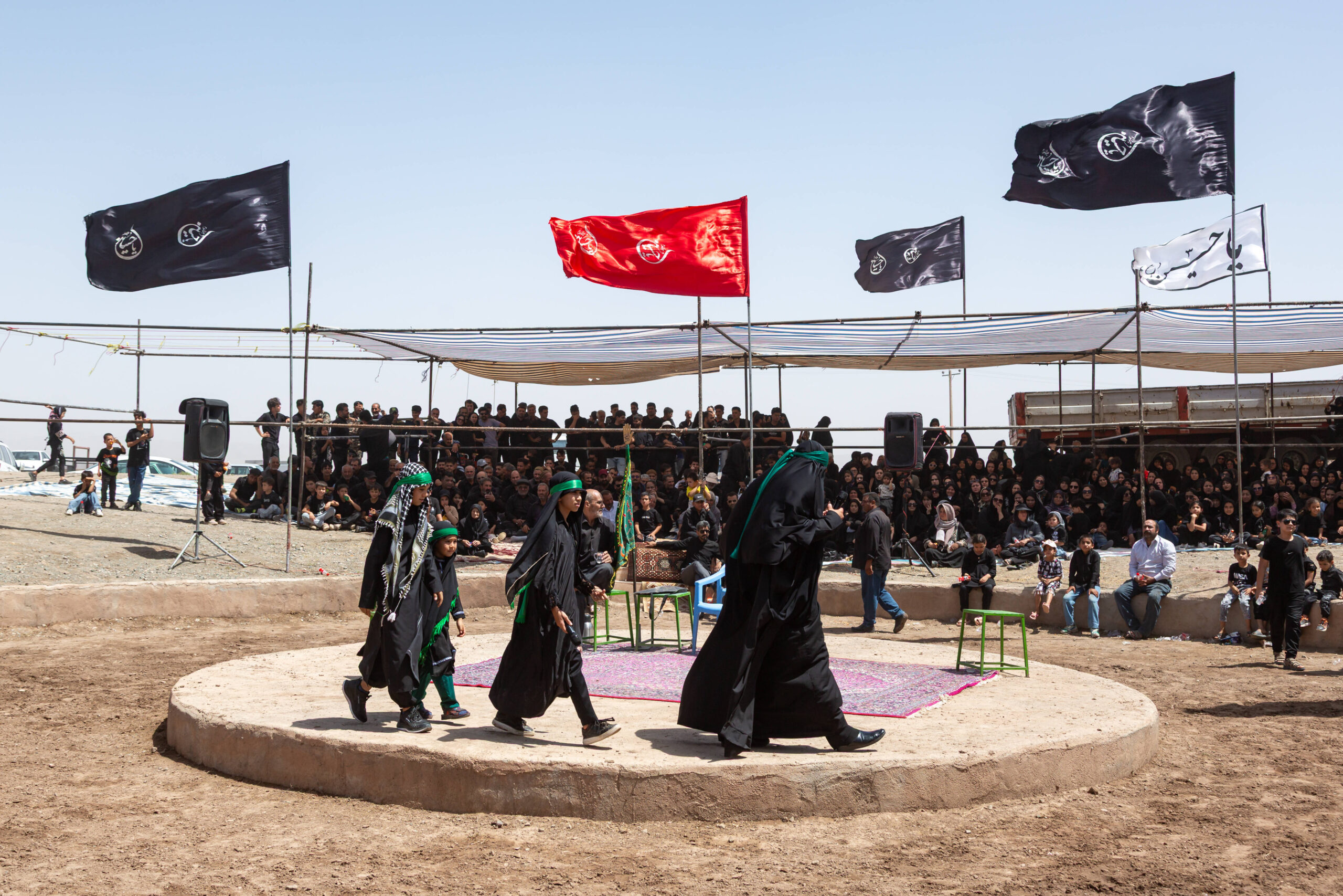 L'Arba'in correspond au quarantième jour suivant la mort de l'imam Husayn, petit-fils du prophète Mahomet, lors de la bataille de Karbala. © Morteza Aminoroayayi/SIPA