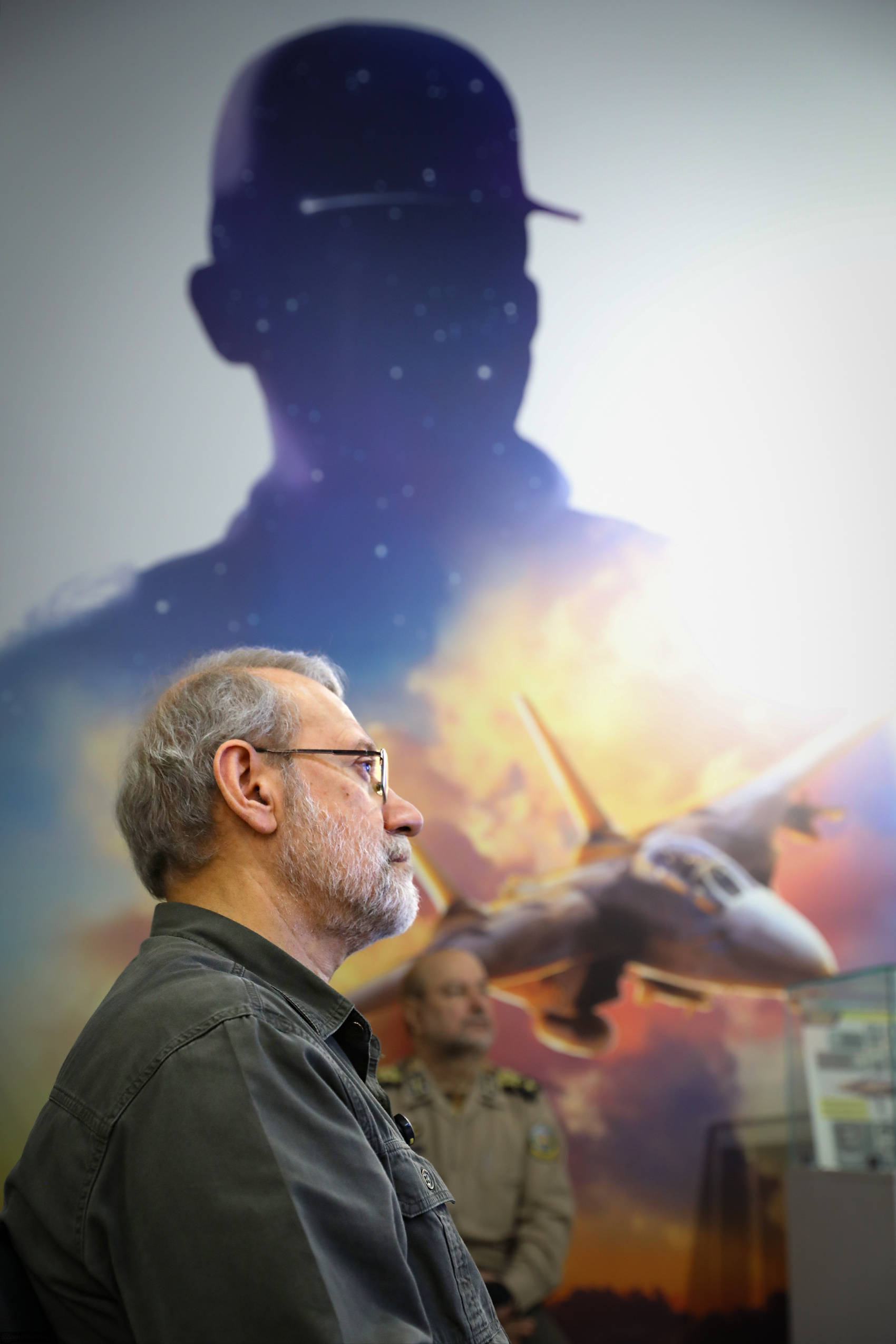 Larijani lors d'une visite à Téhéran le 24 septembre 2025. © Bureau du Guide suprême