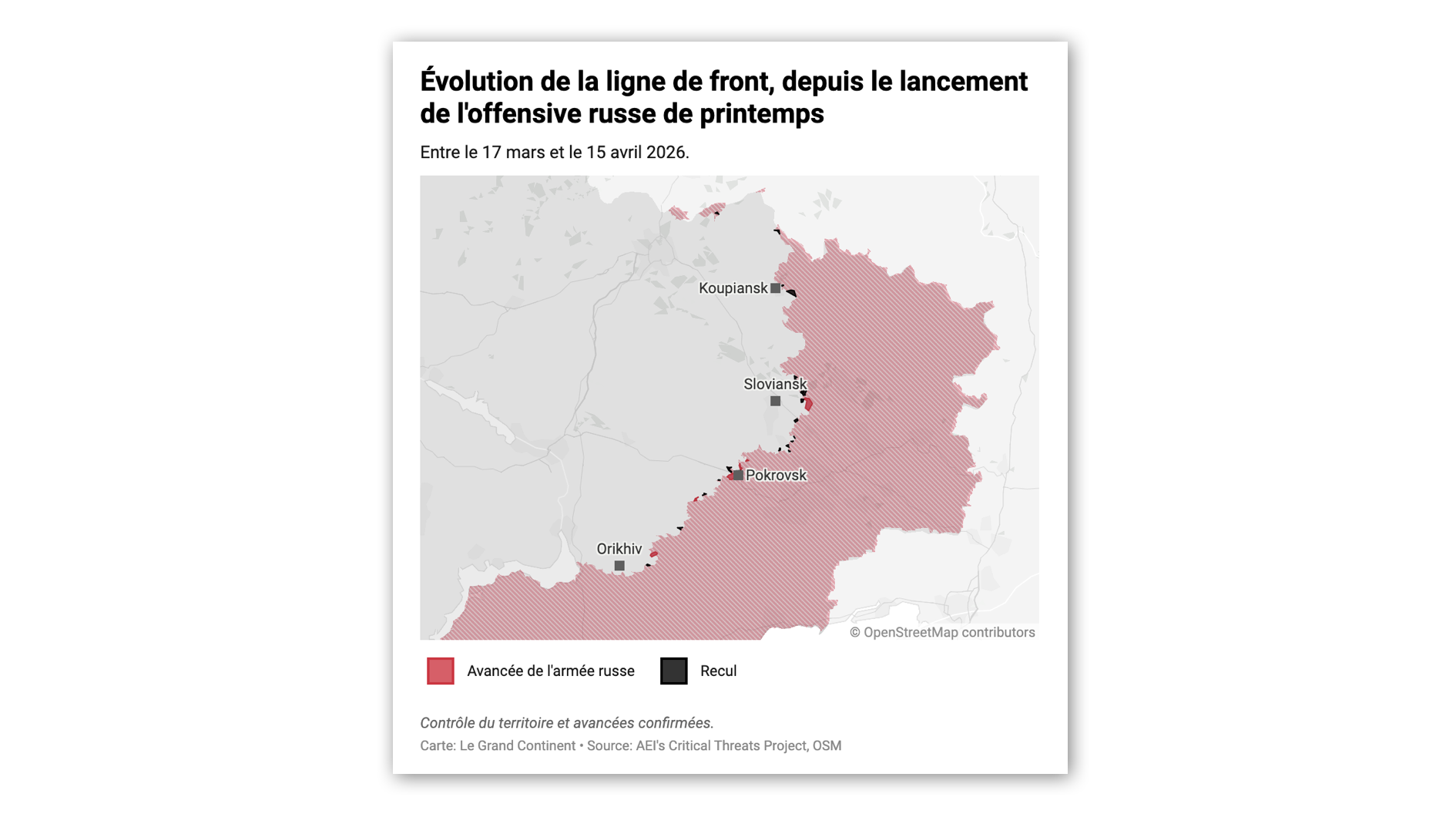 On the Ukrainian front, the Russian spring offensive bogs down.