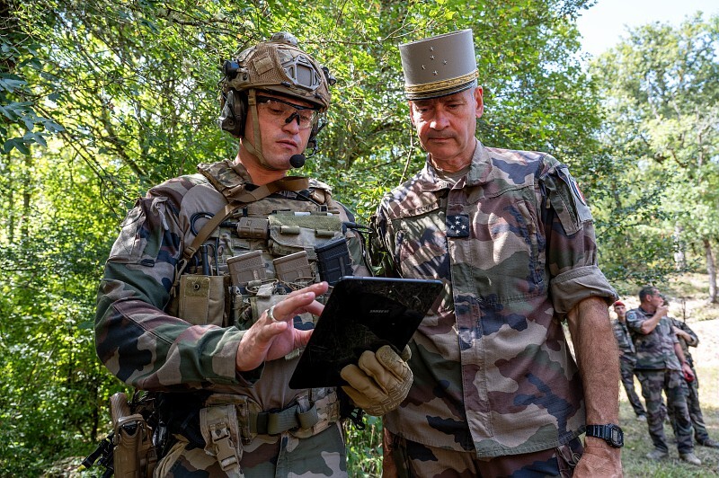 Au centre d’entraînement tactique drone de Mourmelon. © Armée de Terre