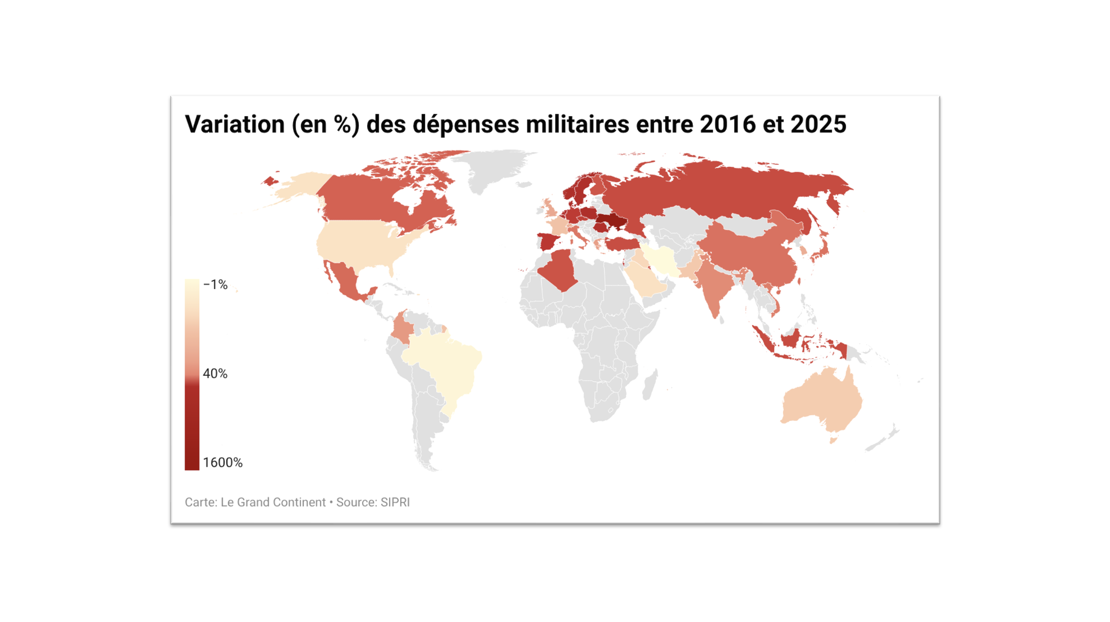A global context of defense in full recomposition