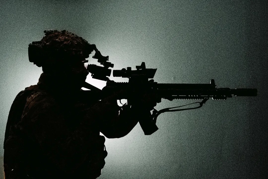 Image Instagram d'une opération en «visibilité réduite» du Corps des volontaires russes.