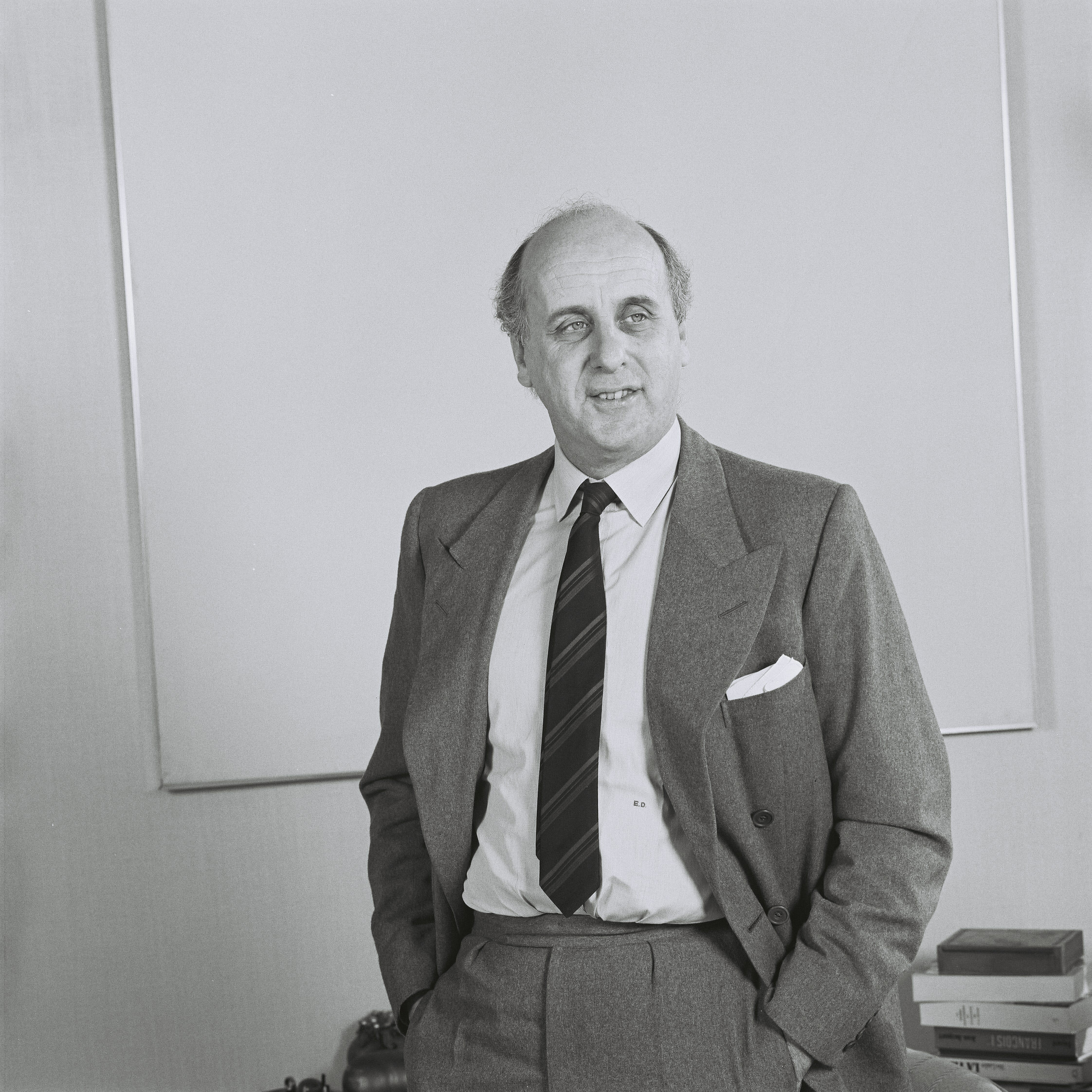 Portrait d’Étienne Davignon pris en 1983, deux ans après sa nomination comme vice-président de la Commission européenne © Communautés européennes , 1983