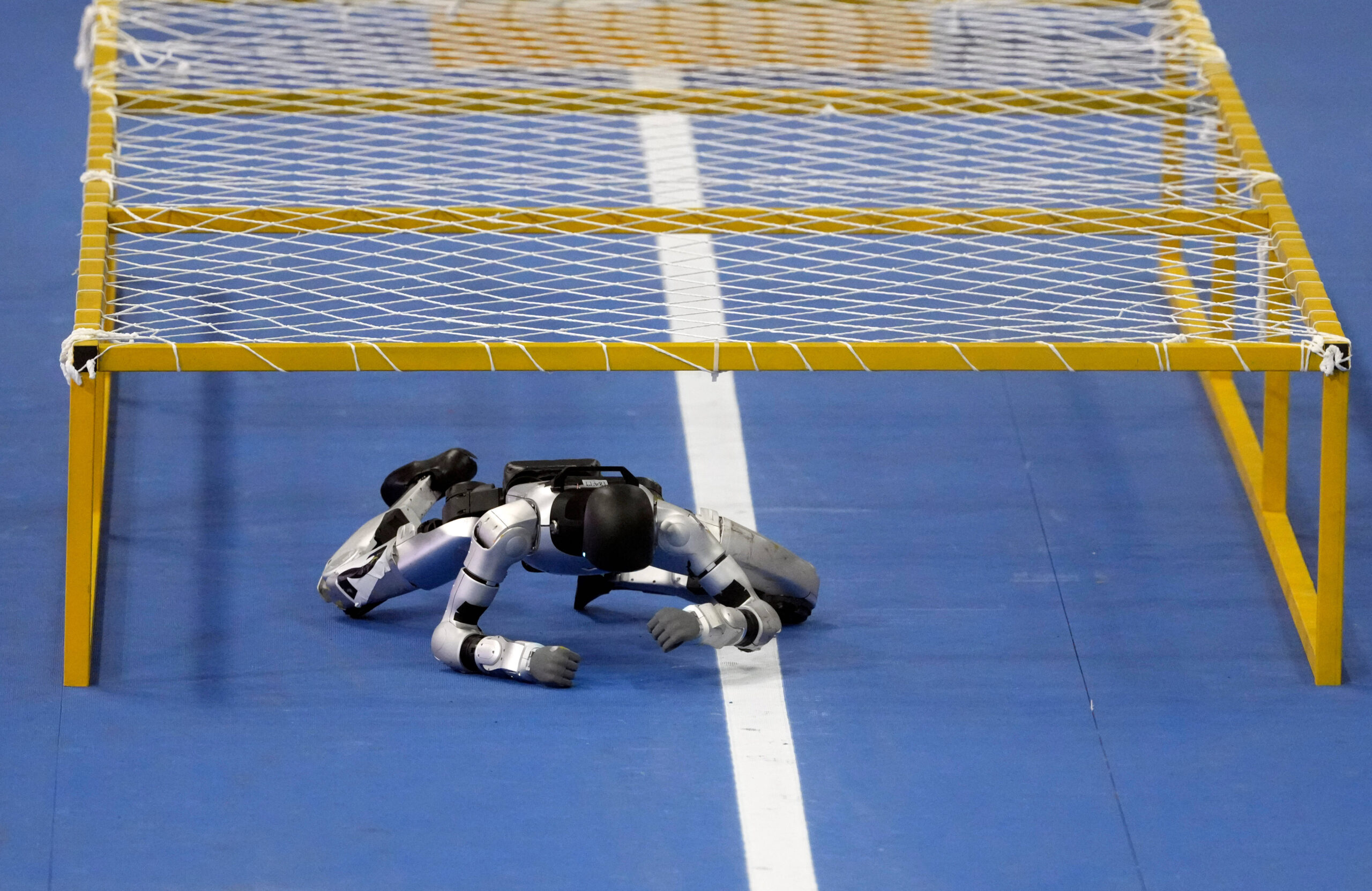 Un robot participe au pentathlon complet.