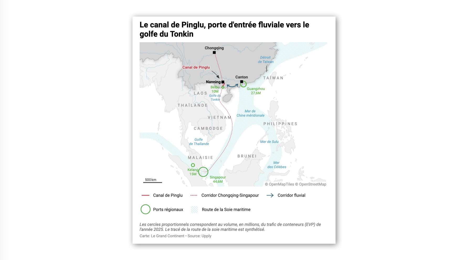 Pékin inaugure son premier méga-canal depuis 1949