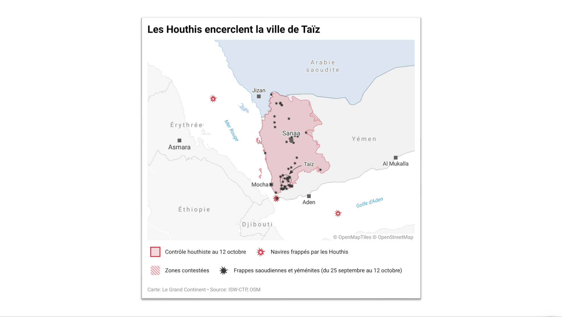 Le siège houthiste de Taïz menace le gouvernement yéménite